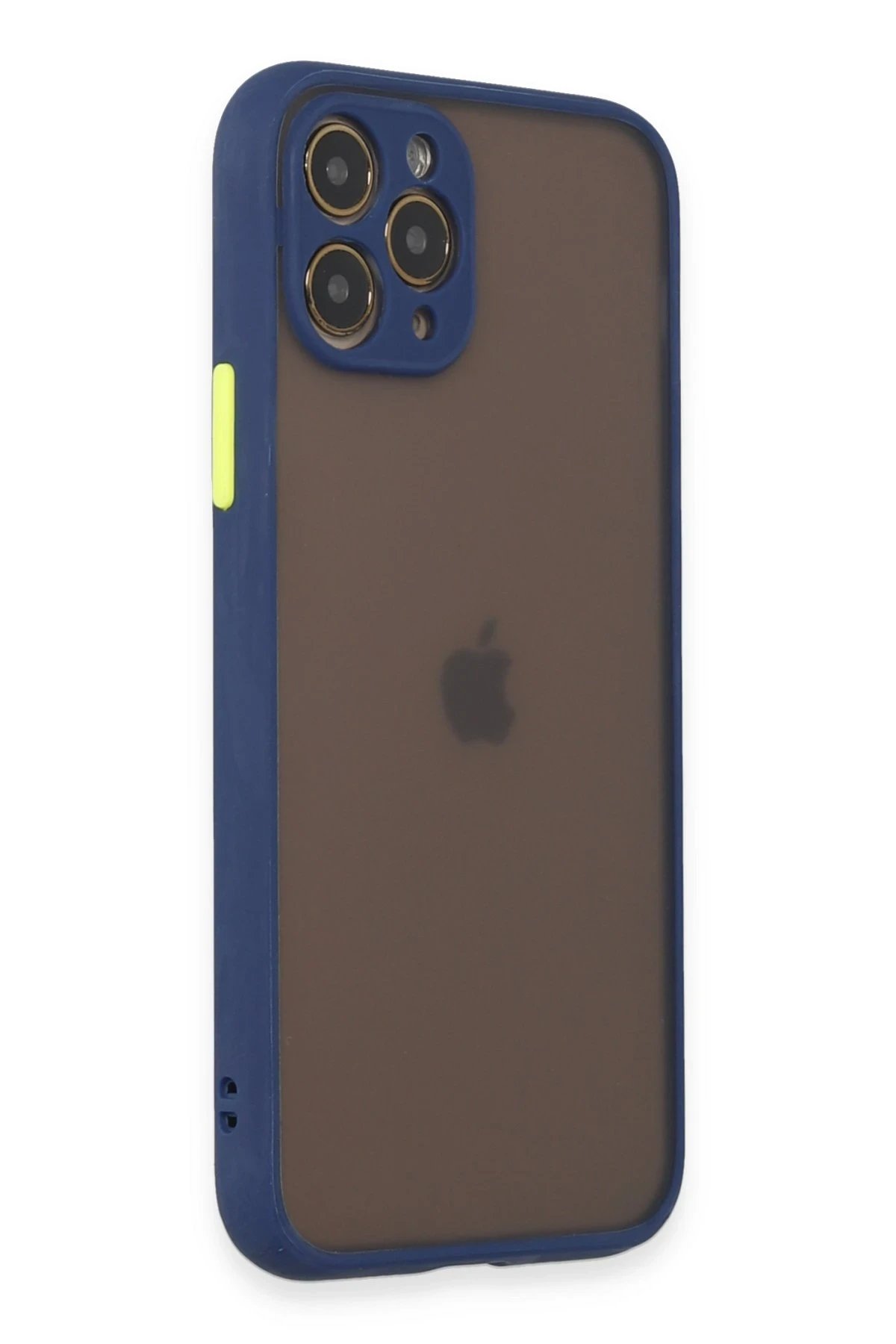 Newface iPhone 11 Pro Kılıf Montreal Silikon Kapak - Lacivert