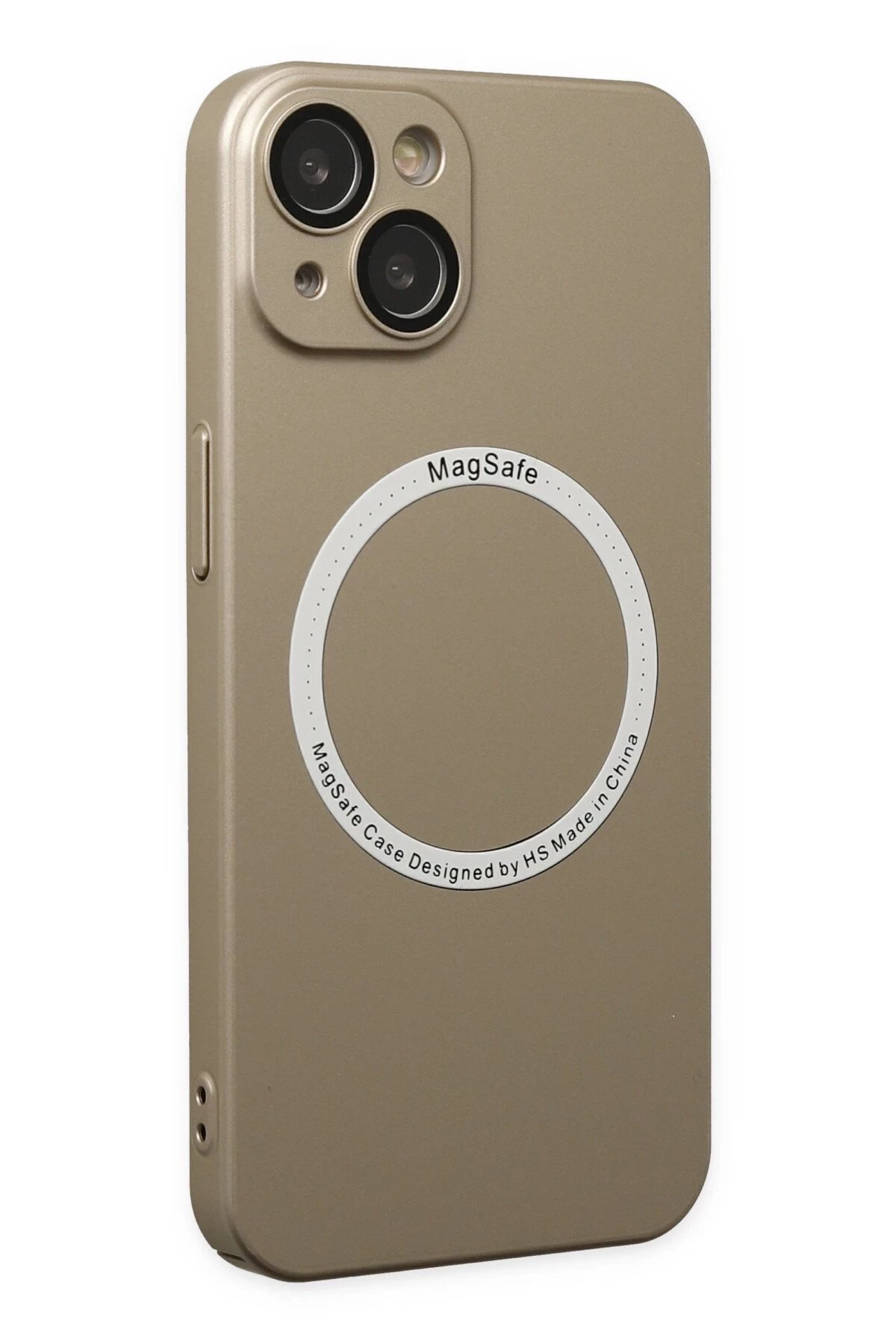 Newface iPhone 13 Kılıf Jack Magneticsafe Lens Silikon - Gold