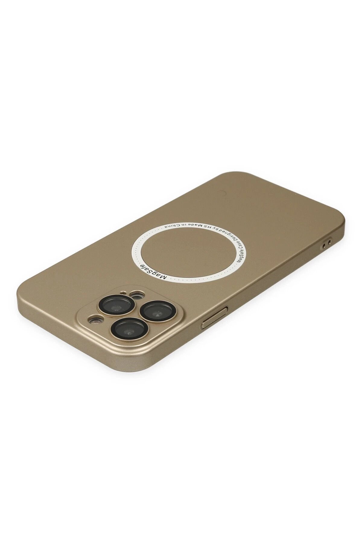 Newface iPhone 13 Pro Kılıf Jack Magneticsafe Lens Silikon - Gold