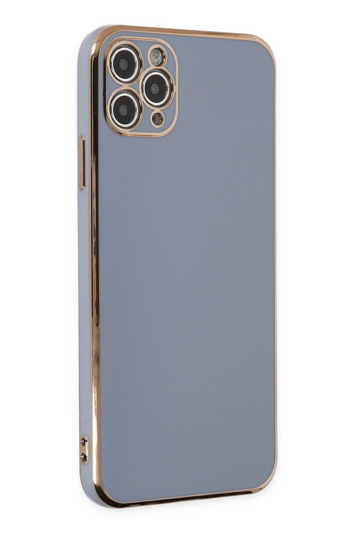 Newface iPhone 11 Pro Max Kılıf Volet Silikon - Mavi