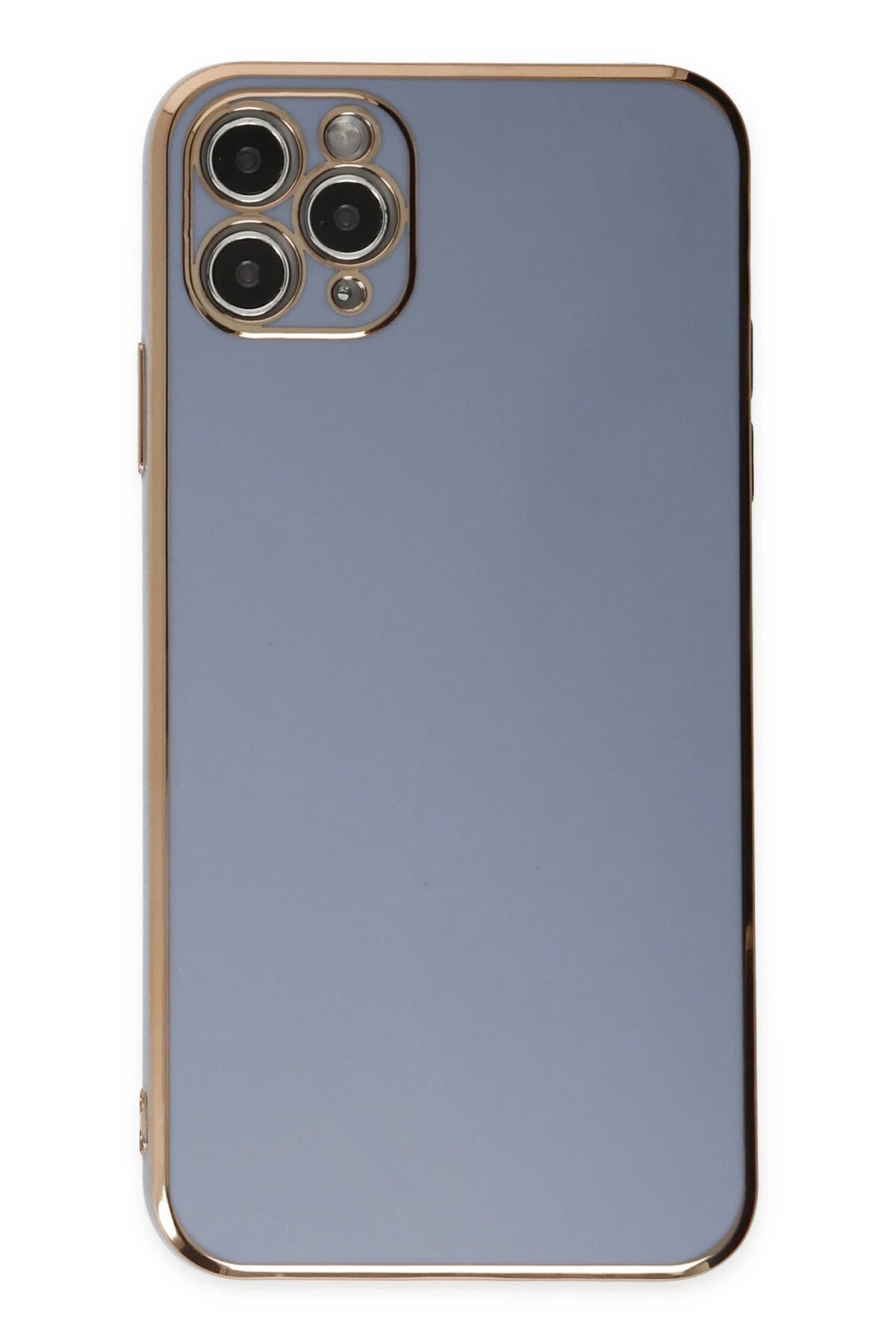 Newface iPhone 11 Pro Max Kılıf Volet Silikon - Mavi