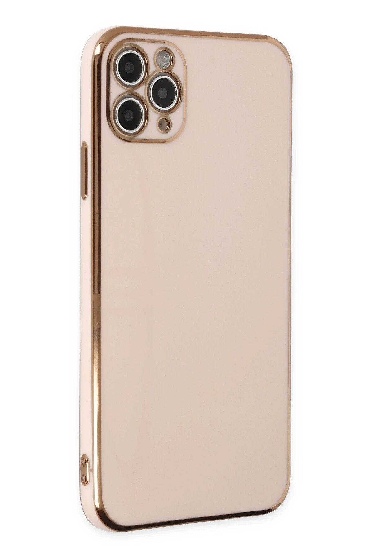 Newface iPhone 11 Pro Max Kılıf Volet Silikon - Pembe