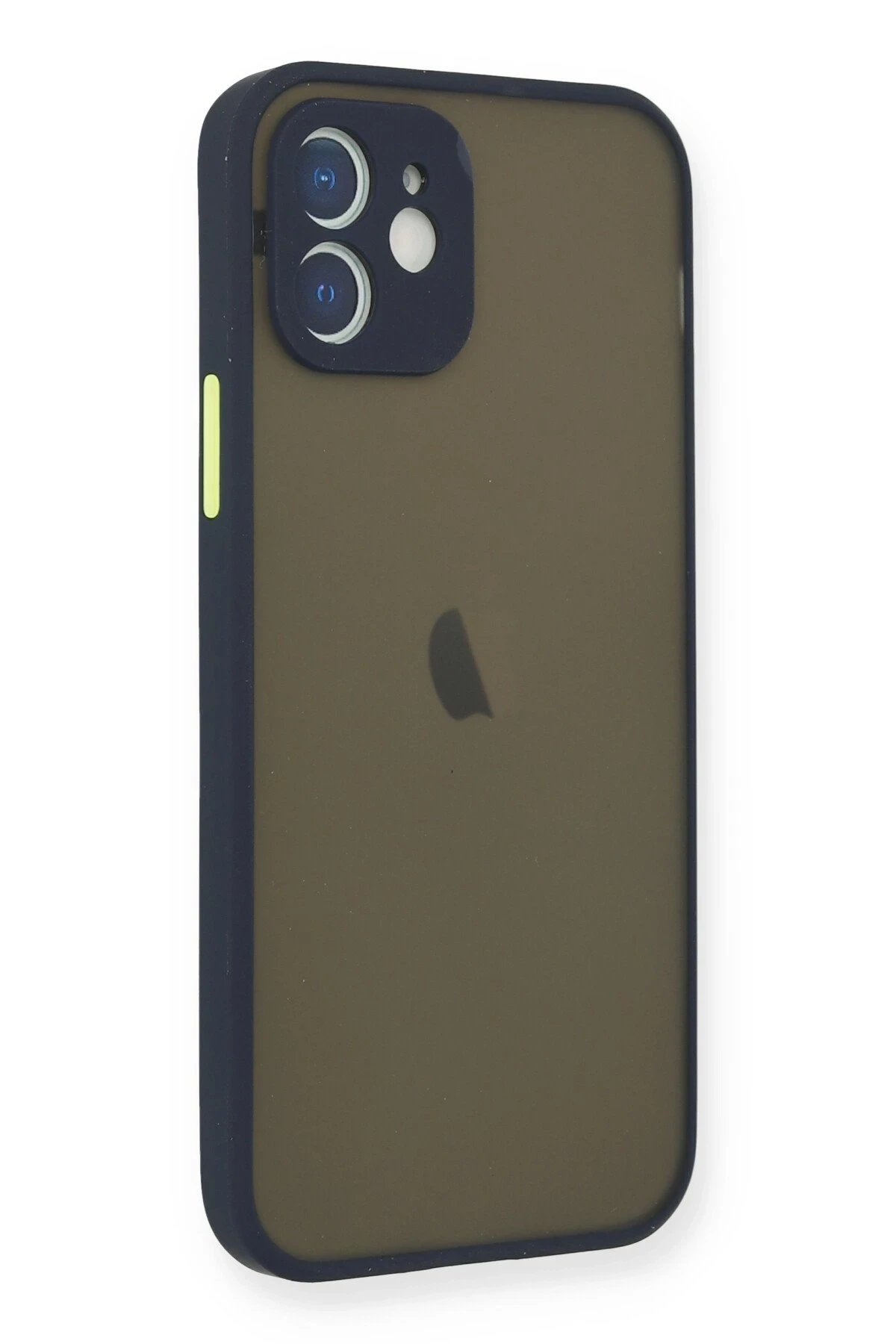 Newface iPhone 12 Mini Kılıf Montreal Silikon Kapak - Lacivert