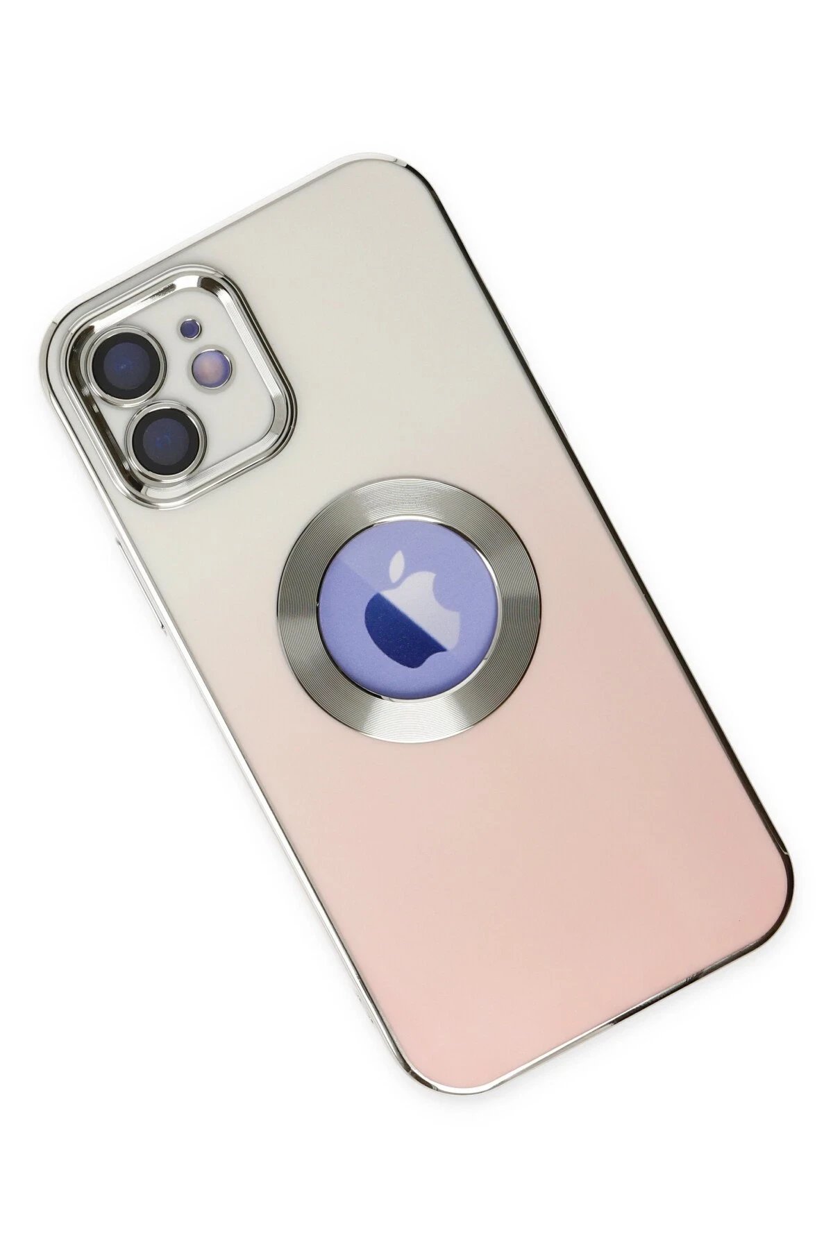 Newface iPhone 12 Kılıf Best Silikon - Pembe