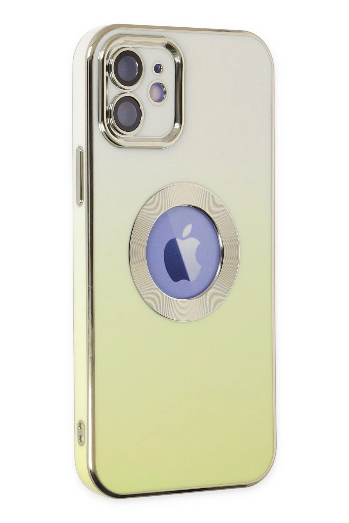 Newface iPhone 12 Kılıf Best Silikon - Sarı