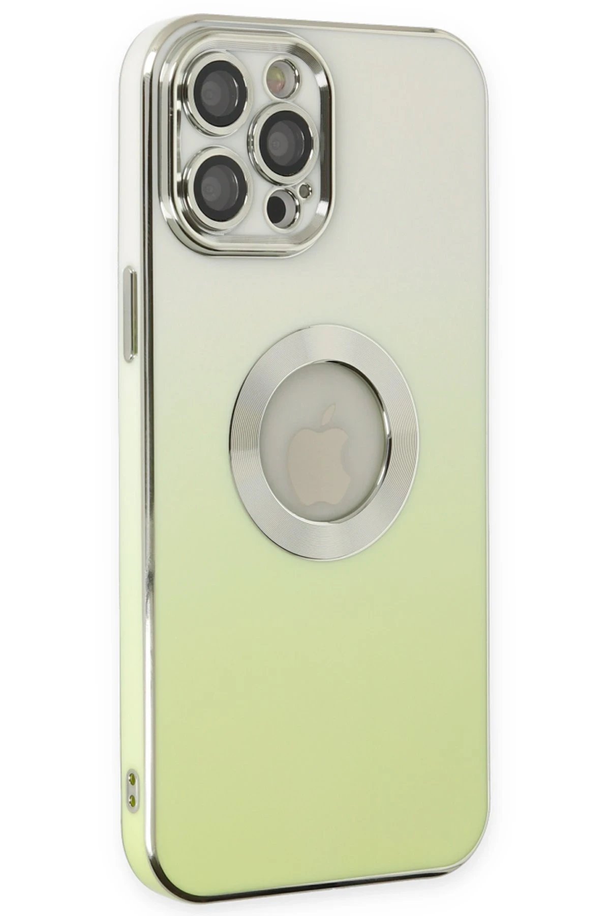 Newface iPhone 12 Pro Max Kılıf Best Silikon - Yeşil