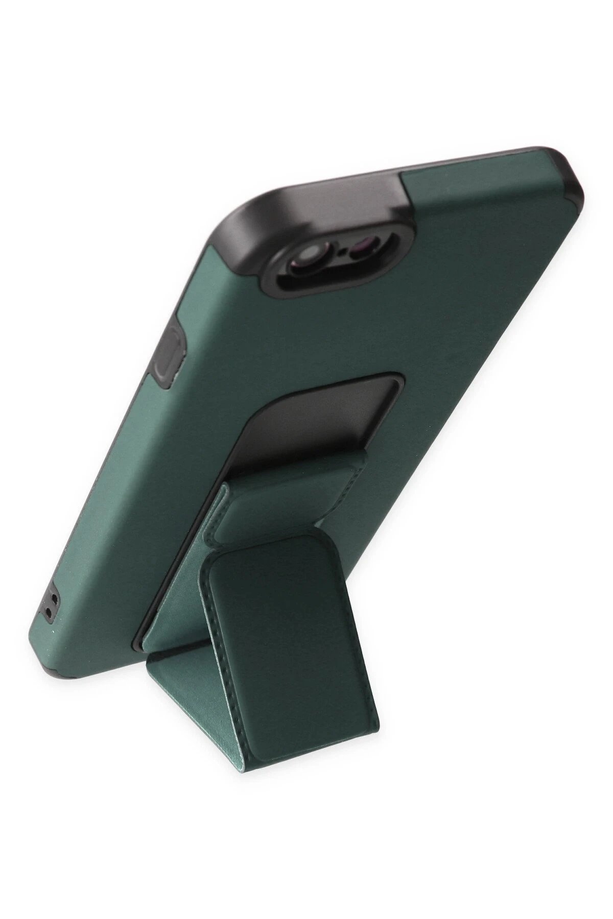 Newface iPhone 6 Kılıf Mega Standlı Silikon - Yeşil