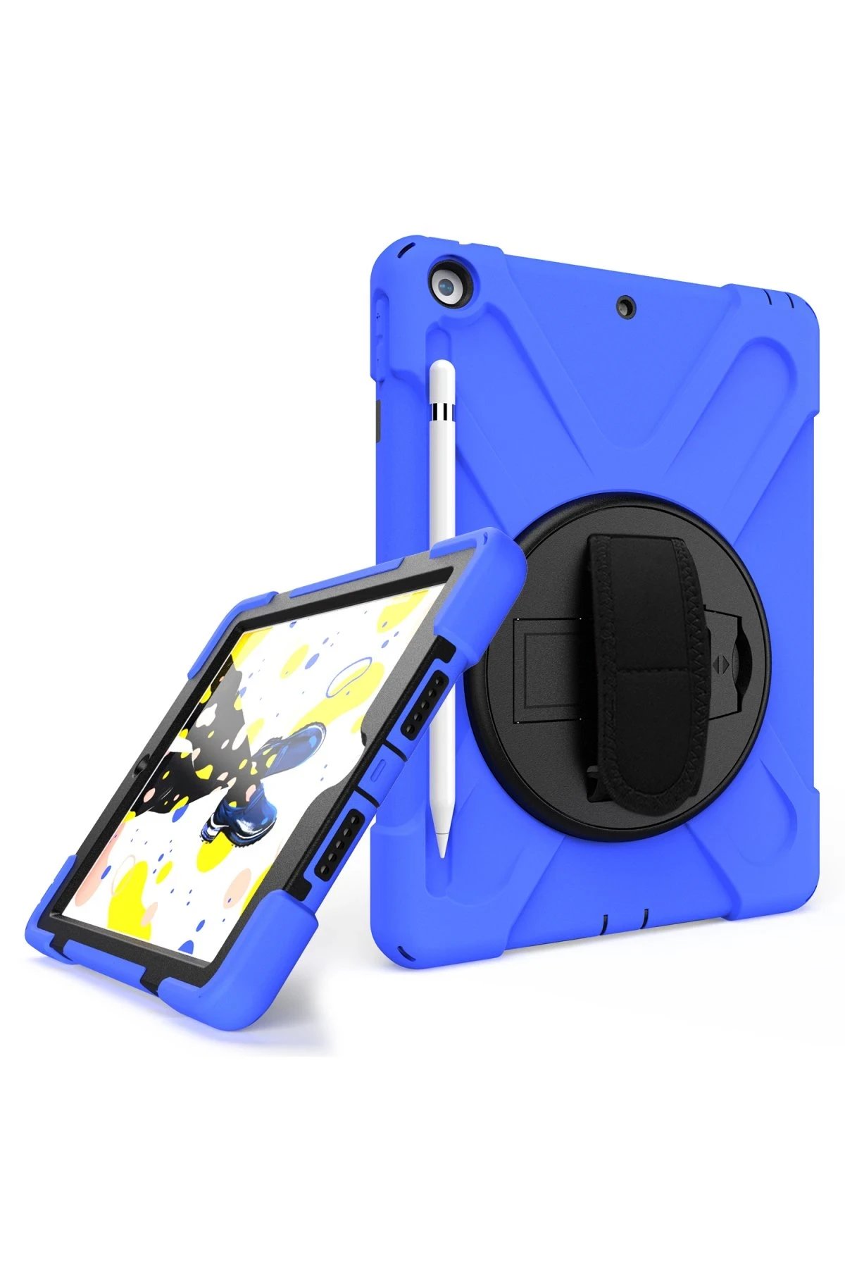 Newface iPad 5 Air 9.7 Kılıf Amazing Tablet Kapak - Mavi