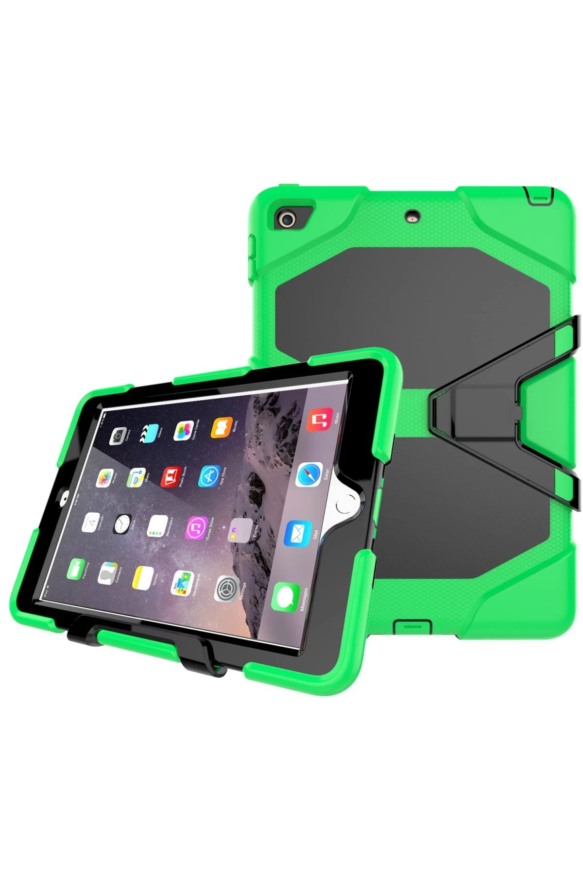 Newface iPad 5 Air 9.7 Kılıf Griffin Tablet Kapak - Yeşil