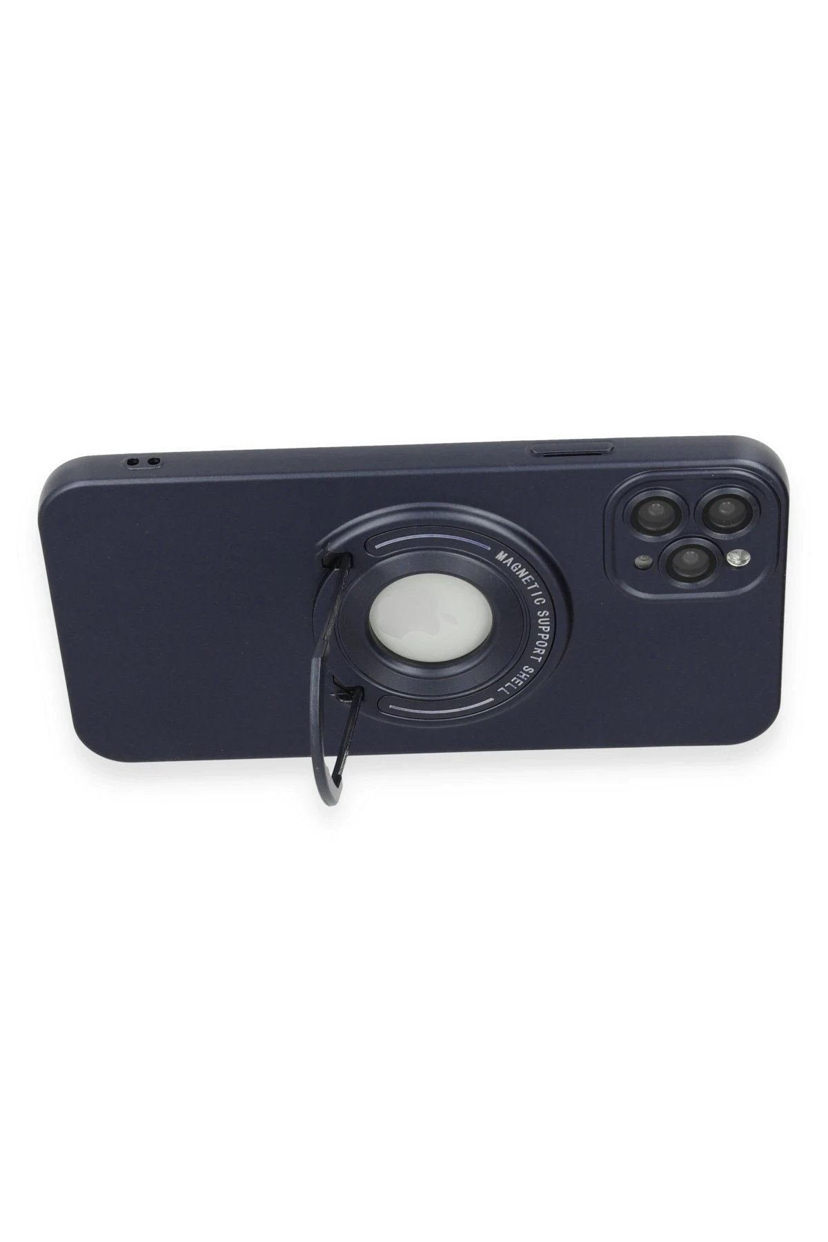 Newface iPhone 12 Pro Kılıf Lukka Magneticsafe Kapak - Lacivert