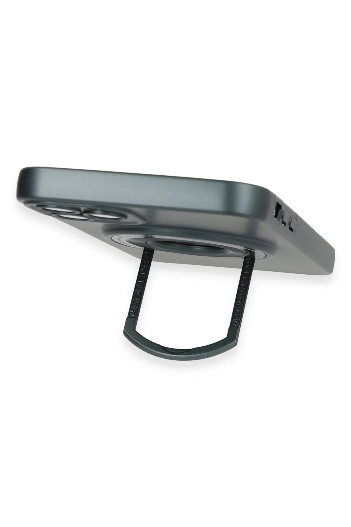 Newface iPhone 12 Pro Kılıf Lukka Magneticsafe Kapak - Koyu Yeşil