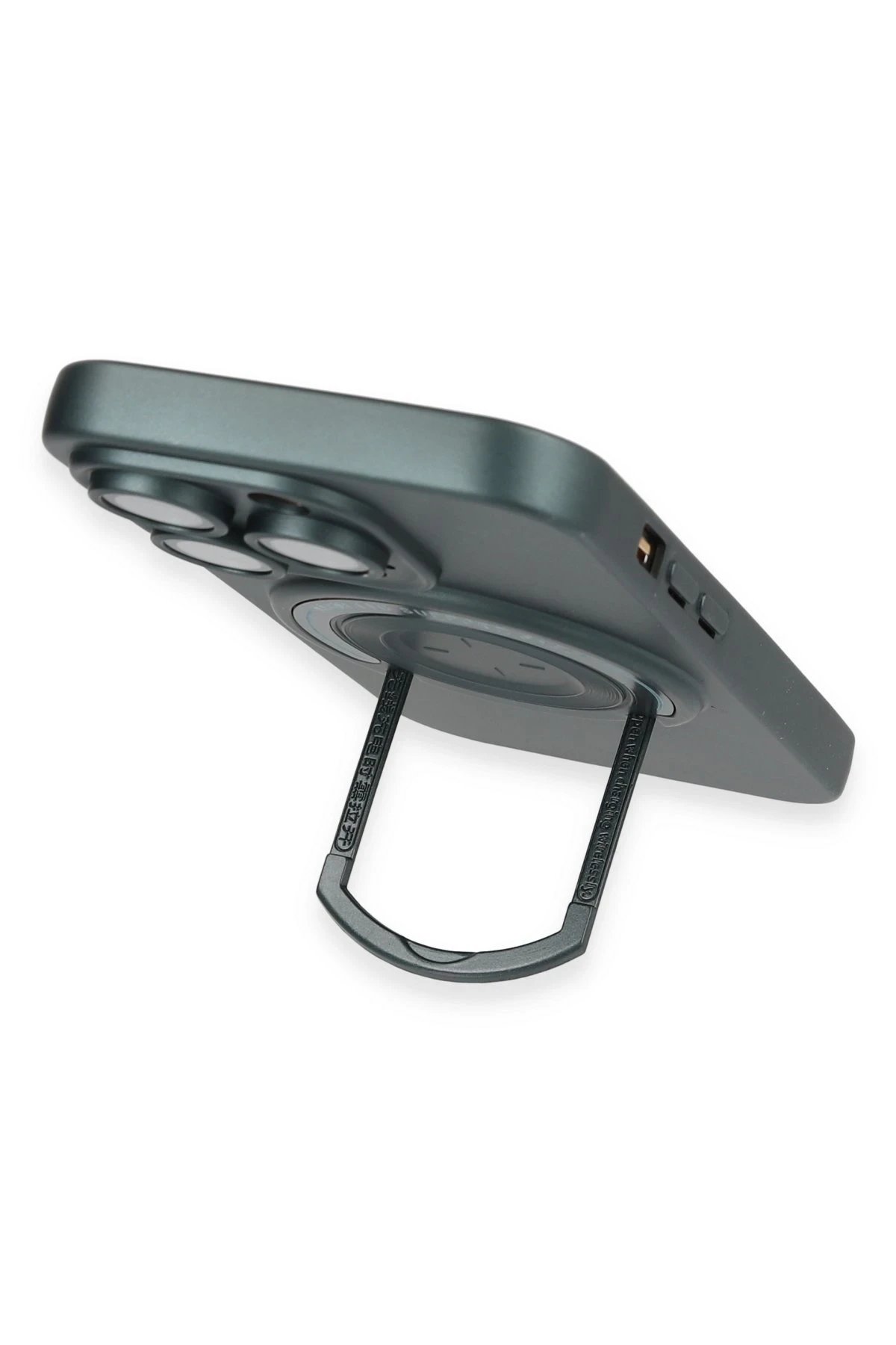 Newface iPhone 14 Pro Kılıf Lukka Magneticsafe Kapak - Koyu Yeşil