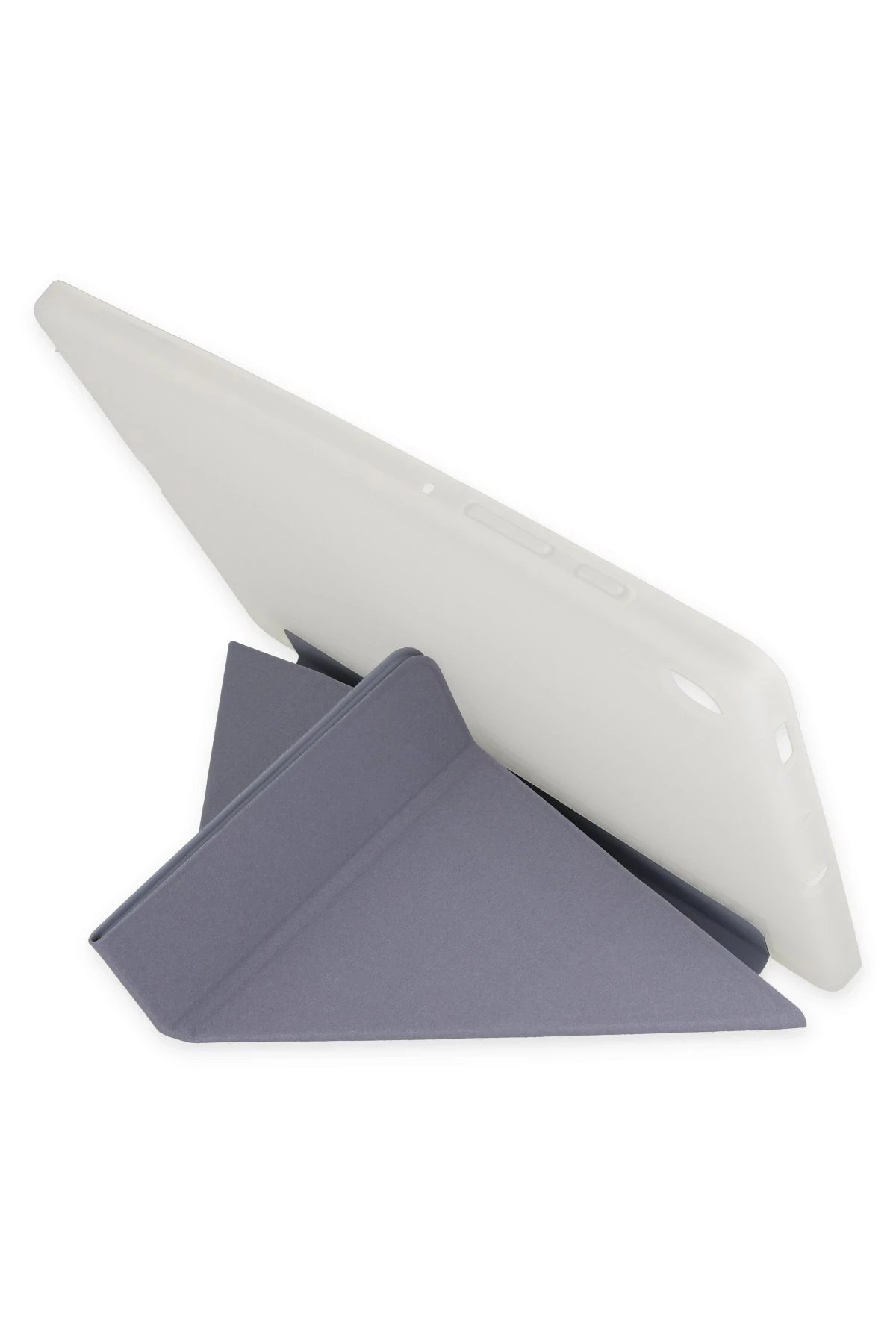 Newface iPad Pro 12.9 (2021) Kılıf Kalemlikli Mars Tablet Kılıfı - Lila