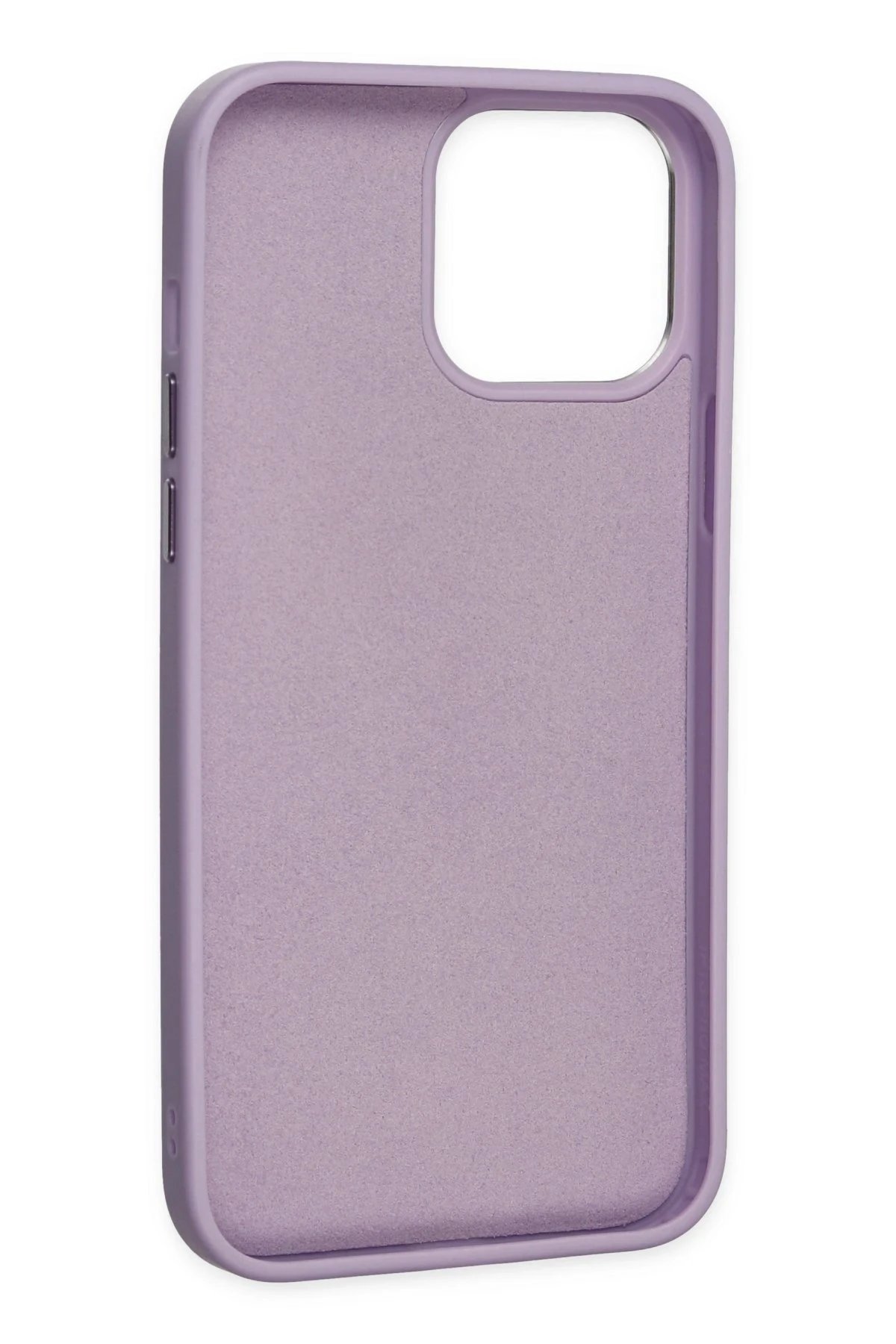 Newface iPhone 13 Pro Kılıf Asya Deri Silikon - Lila