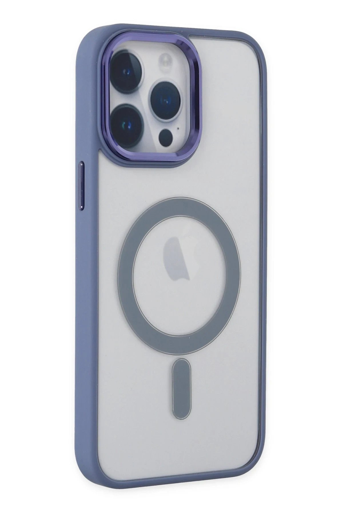 Newface iPhone 14 Pro Kılıf Room Magneticsafe Silikon - Sierra Blue