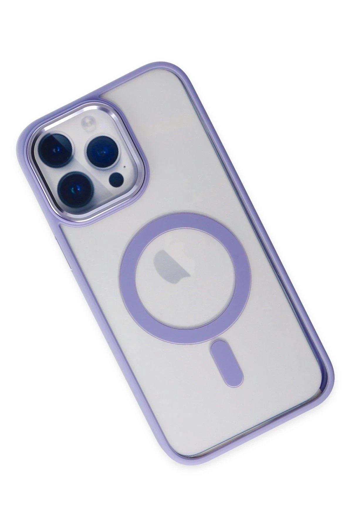 Newface iPhone 14 Pro Kılıf Room Magneticsafe Silikon - Lila