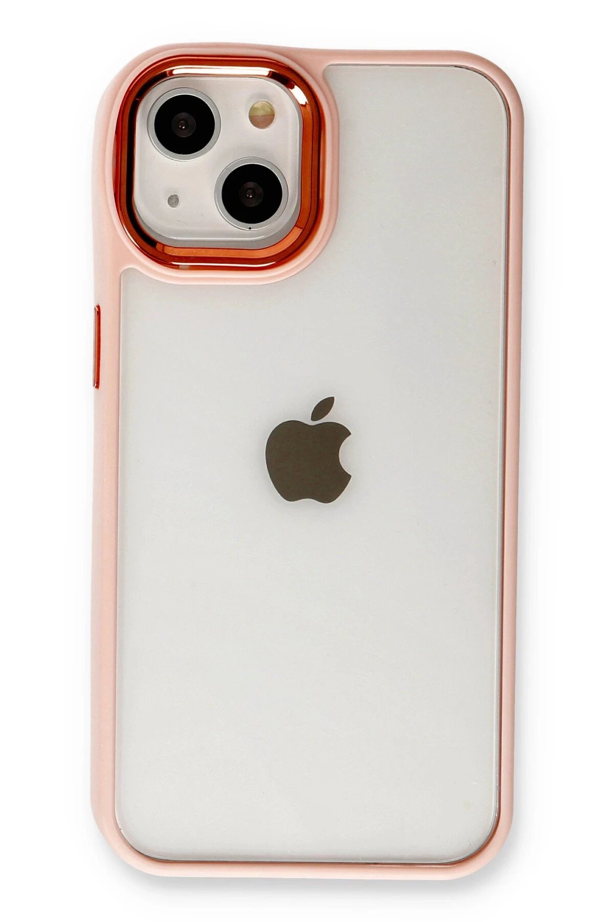 Newface iPhone 14 Plus Kılıf Dora Kapak - Pudra