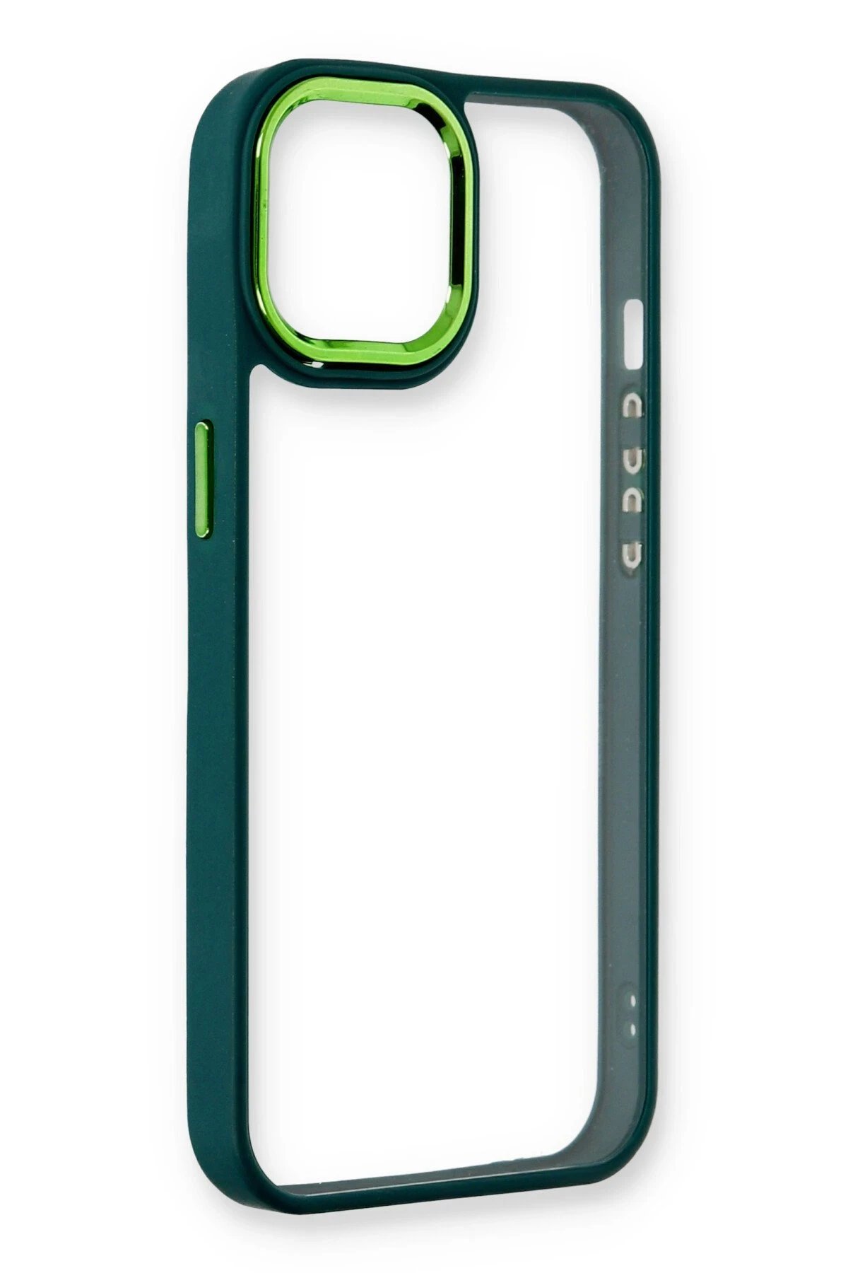 Newface iPhone 14 Plus Kılıf Dora Kapak - Haki Yeşil