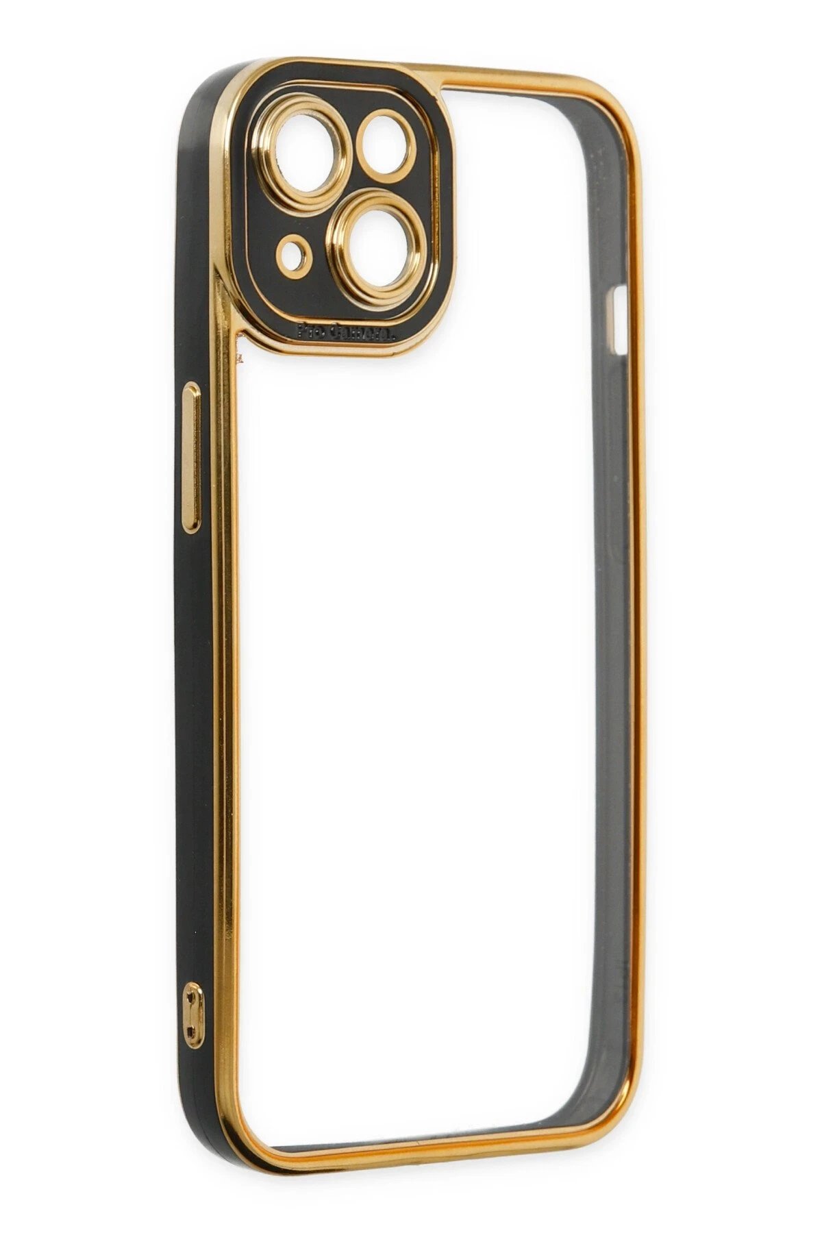 Newface iPhone 14 Plus Kılıf Liva Lens Silikon - Siyah