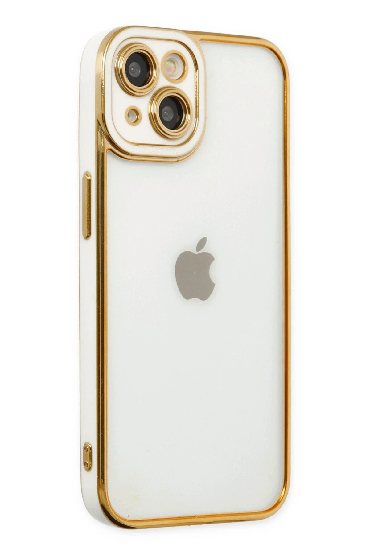 Newface iPhone 14 Plus Kılıf Liva Lens Silikon - Beyaz