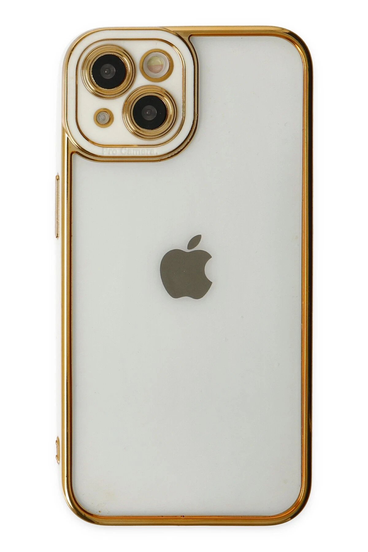 Newface iPhone 14 Plus Kılıf Liva Lens Silikon - Beyaz