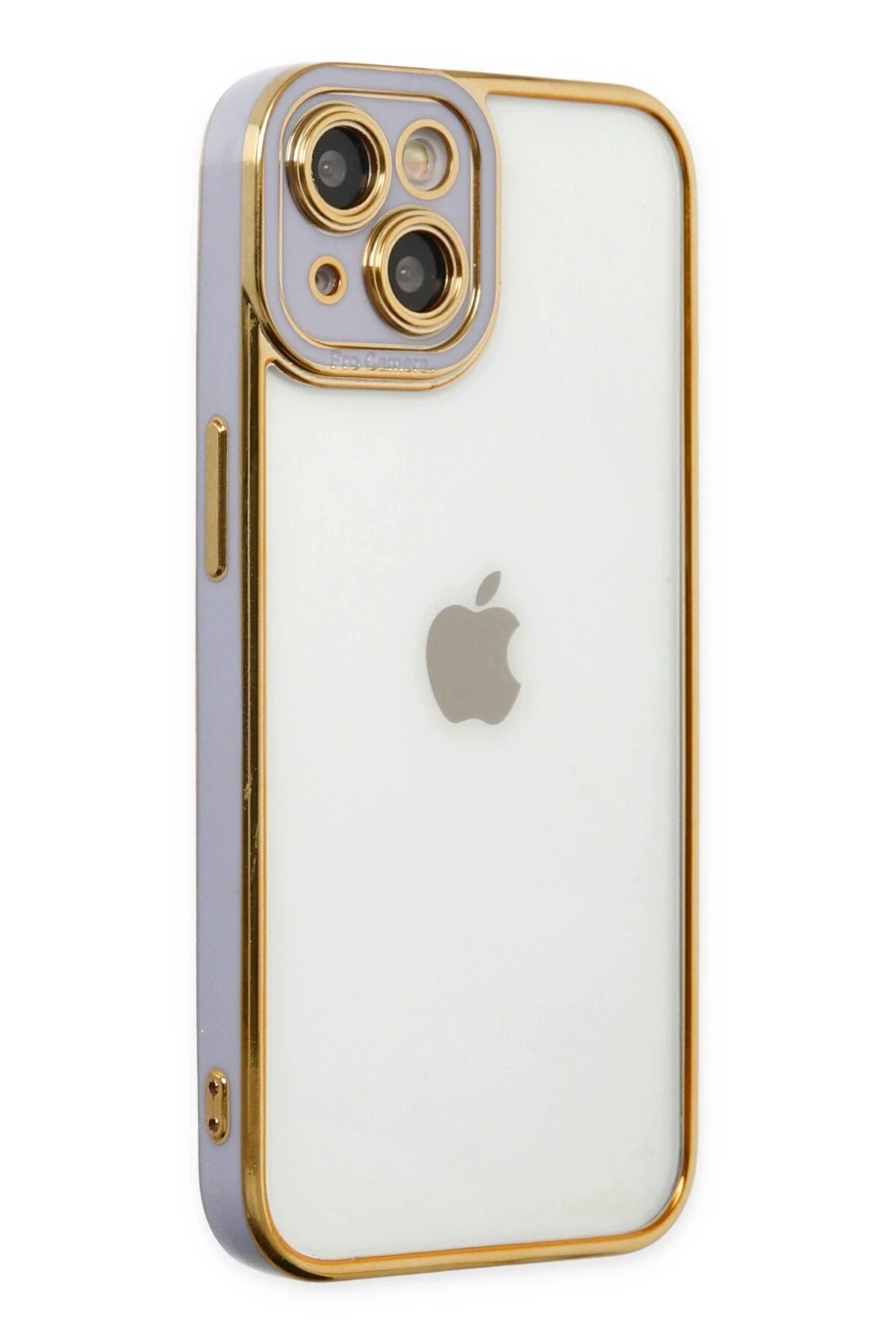 Newface iPhone 14 Plus Kılıf Liva Lens Silikon - Lila