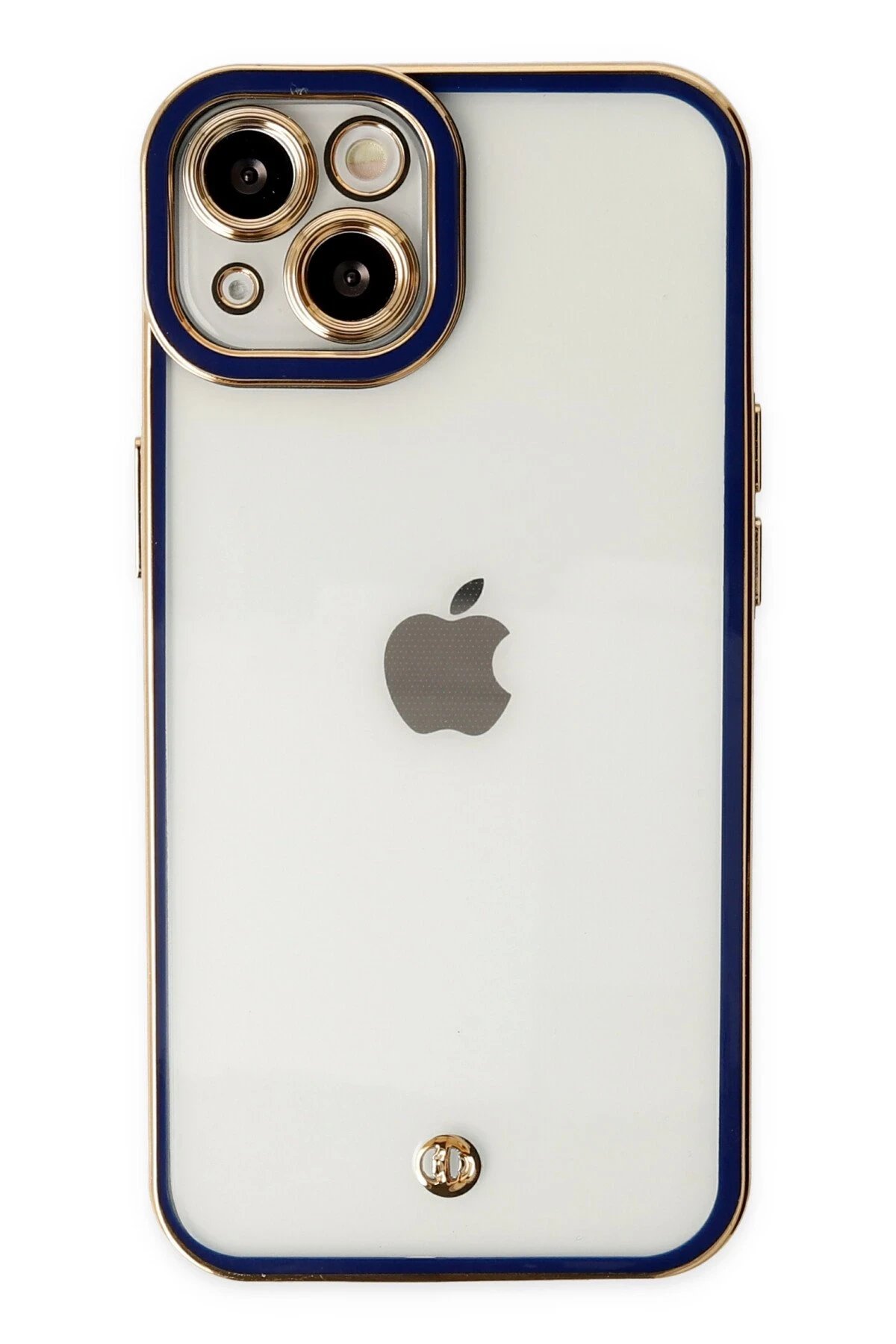 Newface iPhone 14 Plus Kılıf Liva Lens Silikon - Mavi