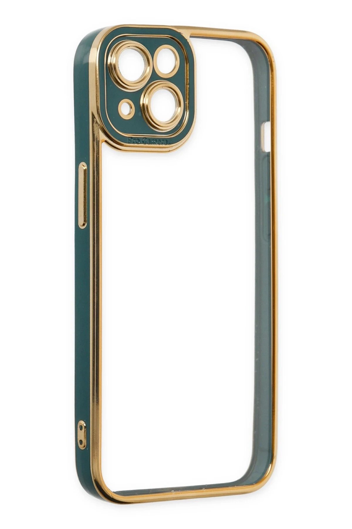 Newface iPhone 14 Plus Kılıf Liva Lens Silikon - Yeşil