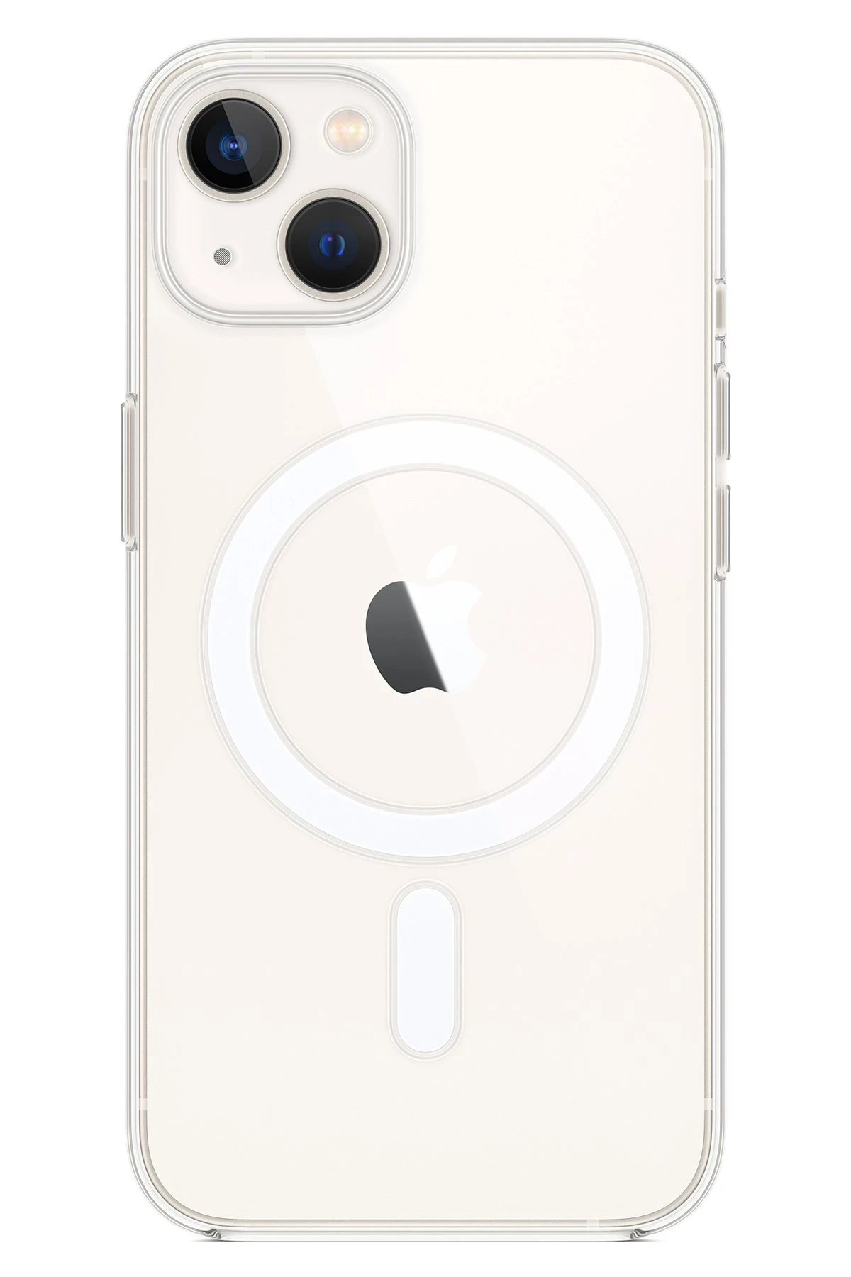 Newface iPhone 14 Kılıf Magneticsafe Şeffaf Silikon - Şeffaf