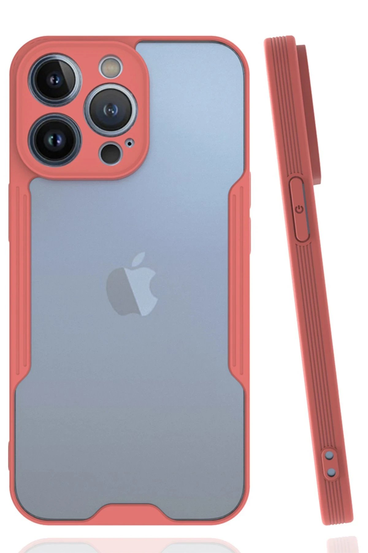 Newface iPhone 14 Pro Kılıf Platin Silikon - Pembe