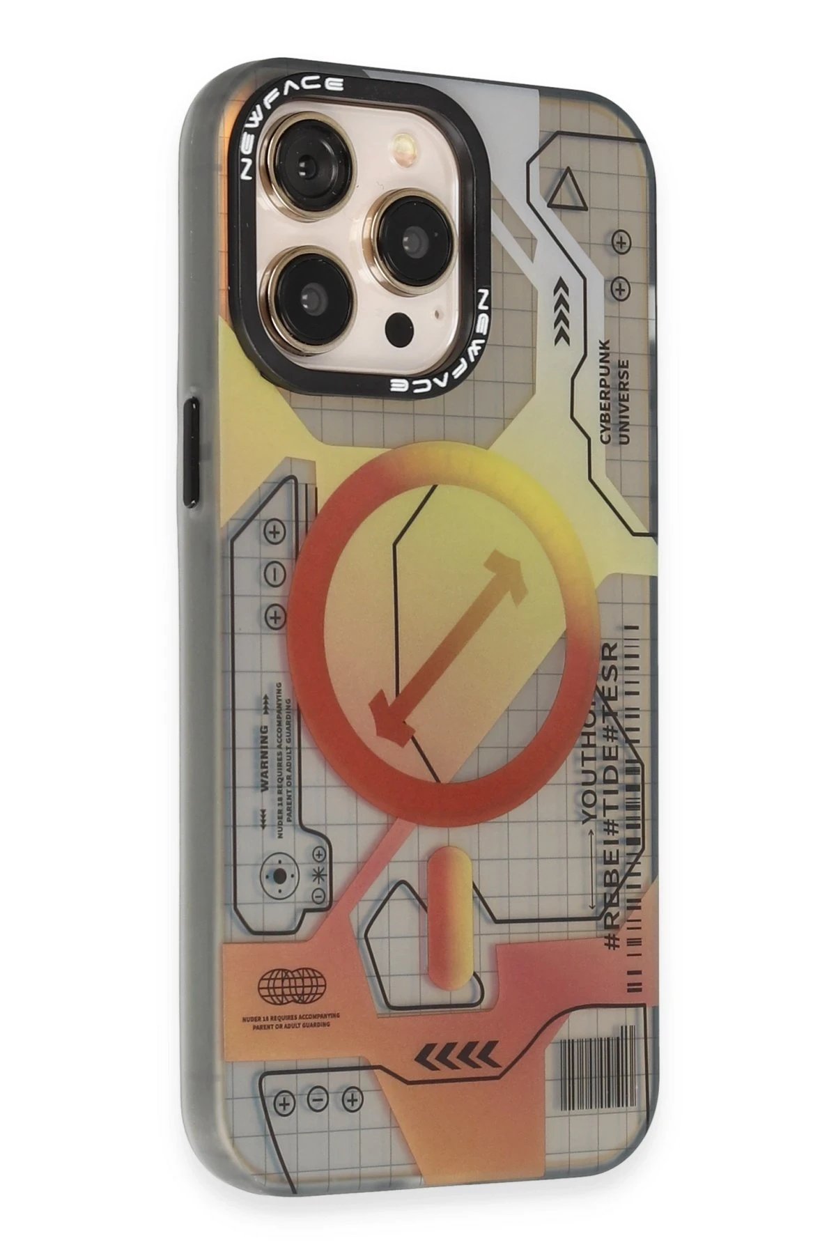 Newface iPhone 14 Pro Max Kılıf Venüs Magneticsafe Desenli Kapak - Venüs - 6