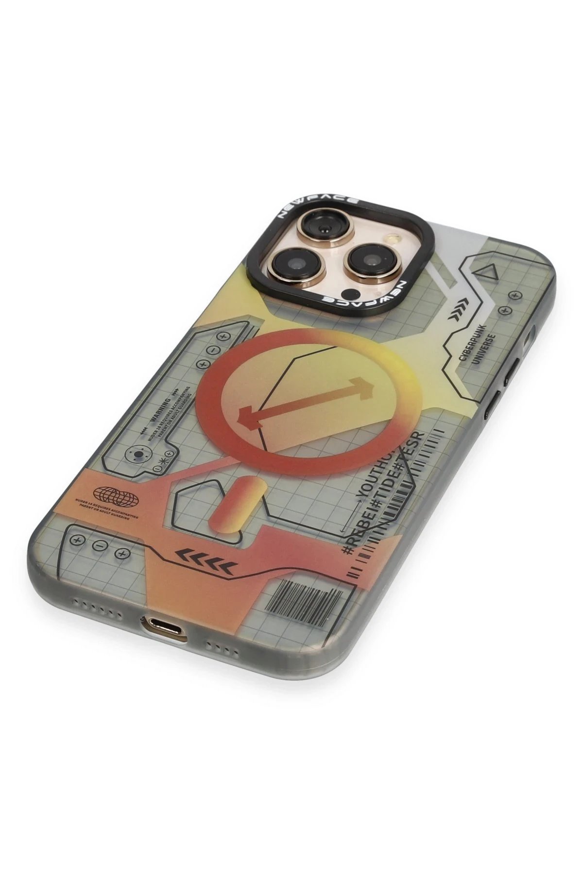 Newface iPhone 14 Pro Max Kılıf Venüs Magneticsafe Desenli Kapak - Venüs - 6