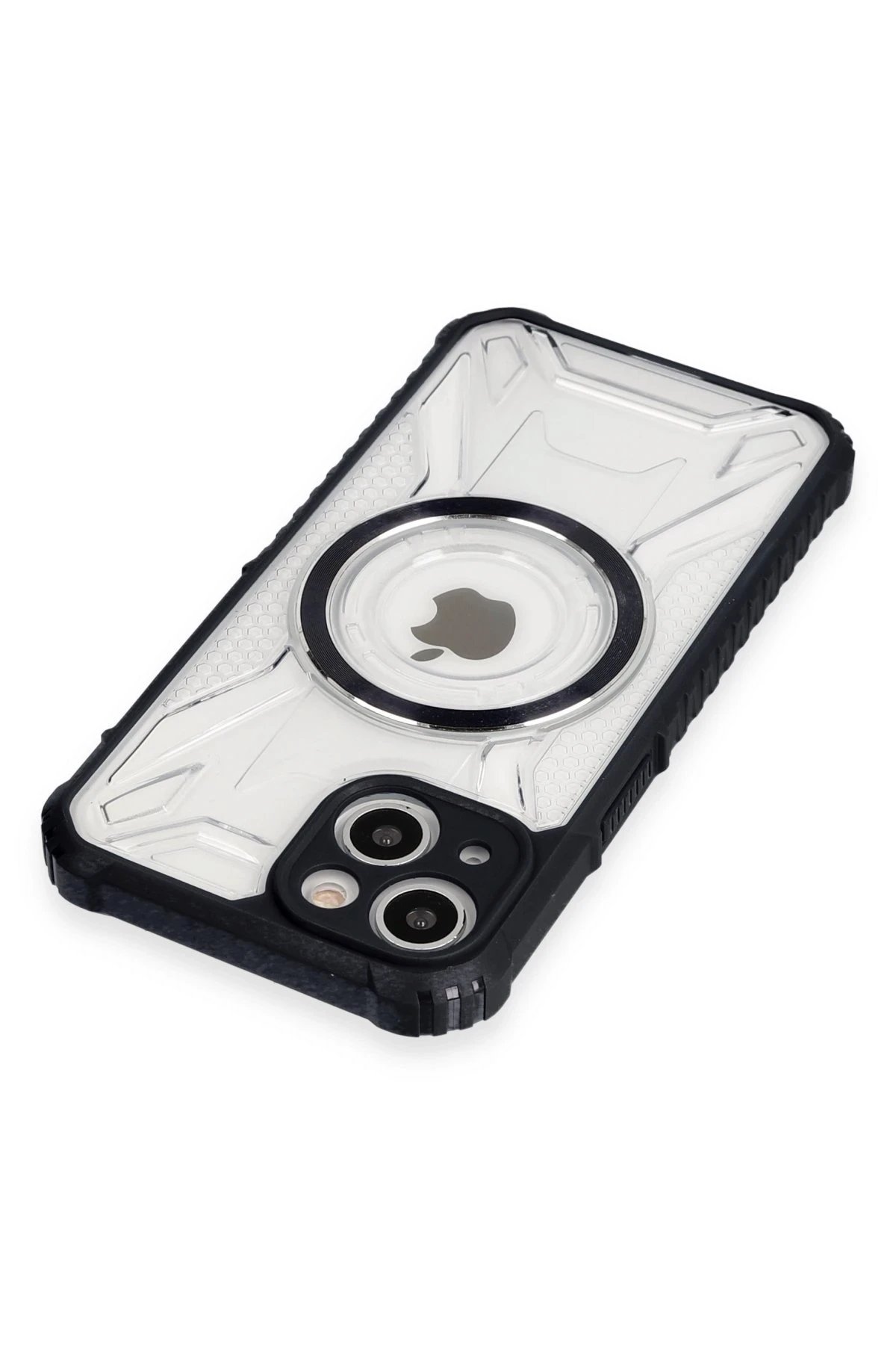 Newface iPhone 14 Kılıf Prag Magneticsafe Kapak - Siyah