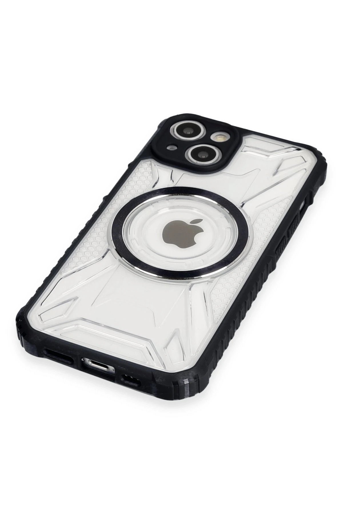 Newface iPhone 14 Kılıf Prag Magneticsafe Kapak - Siyah