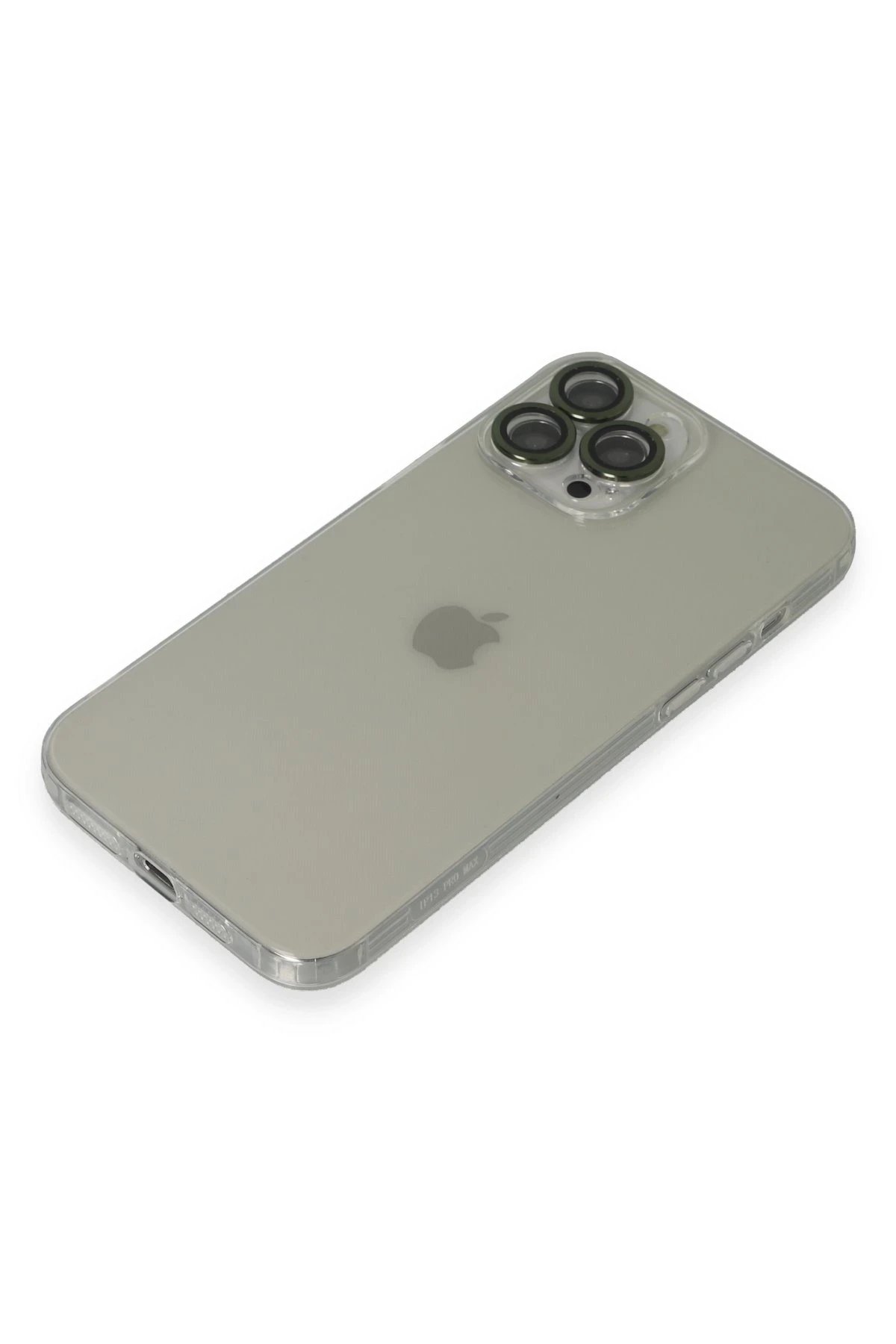 Newface iPhone 13 Pro Max Kılıf Luko Lens Silikon - Yeşil