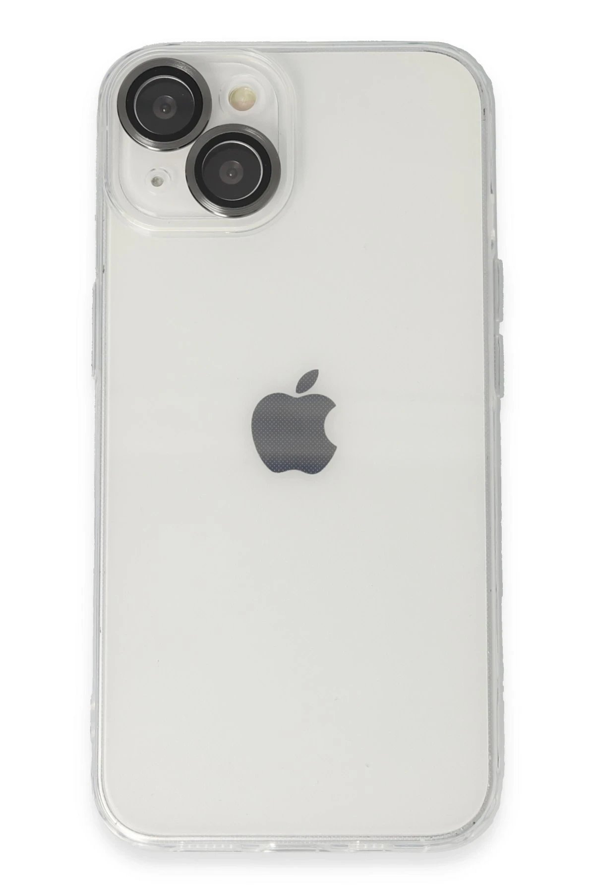 Newface iPhone 14 Kılıf Luko Lens Silikon - Siyah