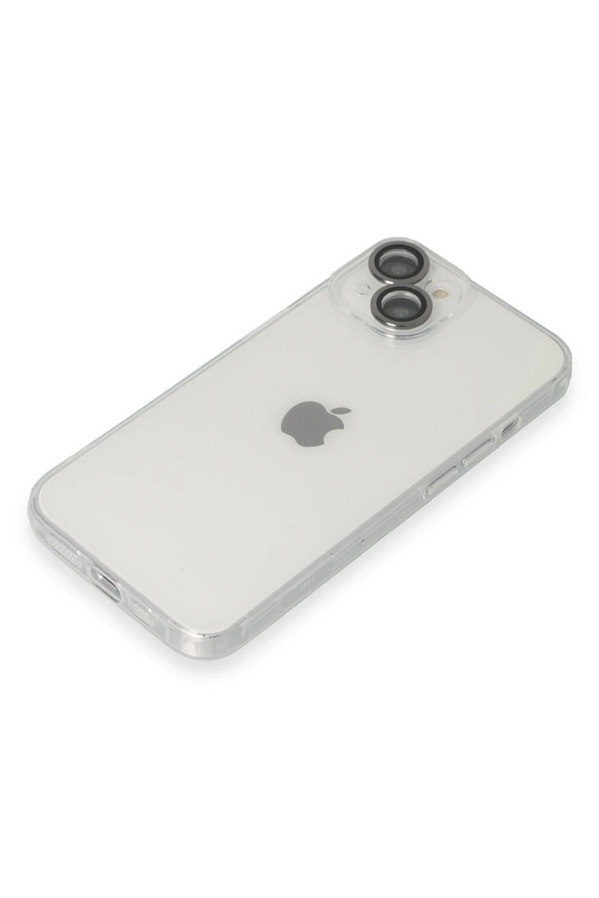 Newface iPhone 14 Kılıf Luko Lens Silikon - Siyah