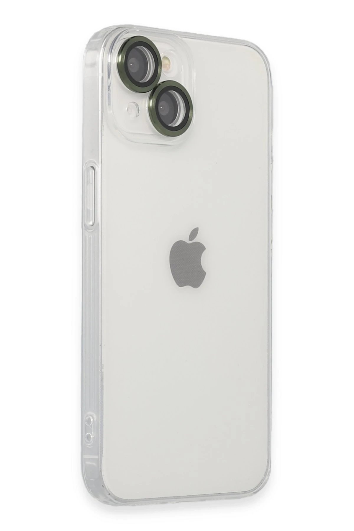 Newface iPhone 14 Kılıf Luko Lens Silikon - Yeşil