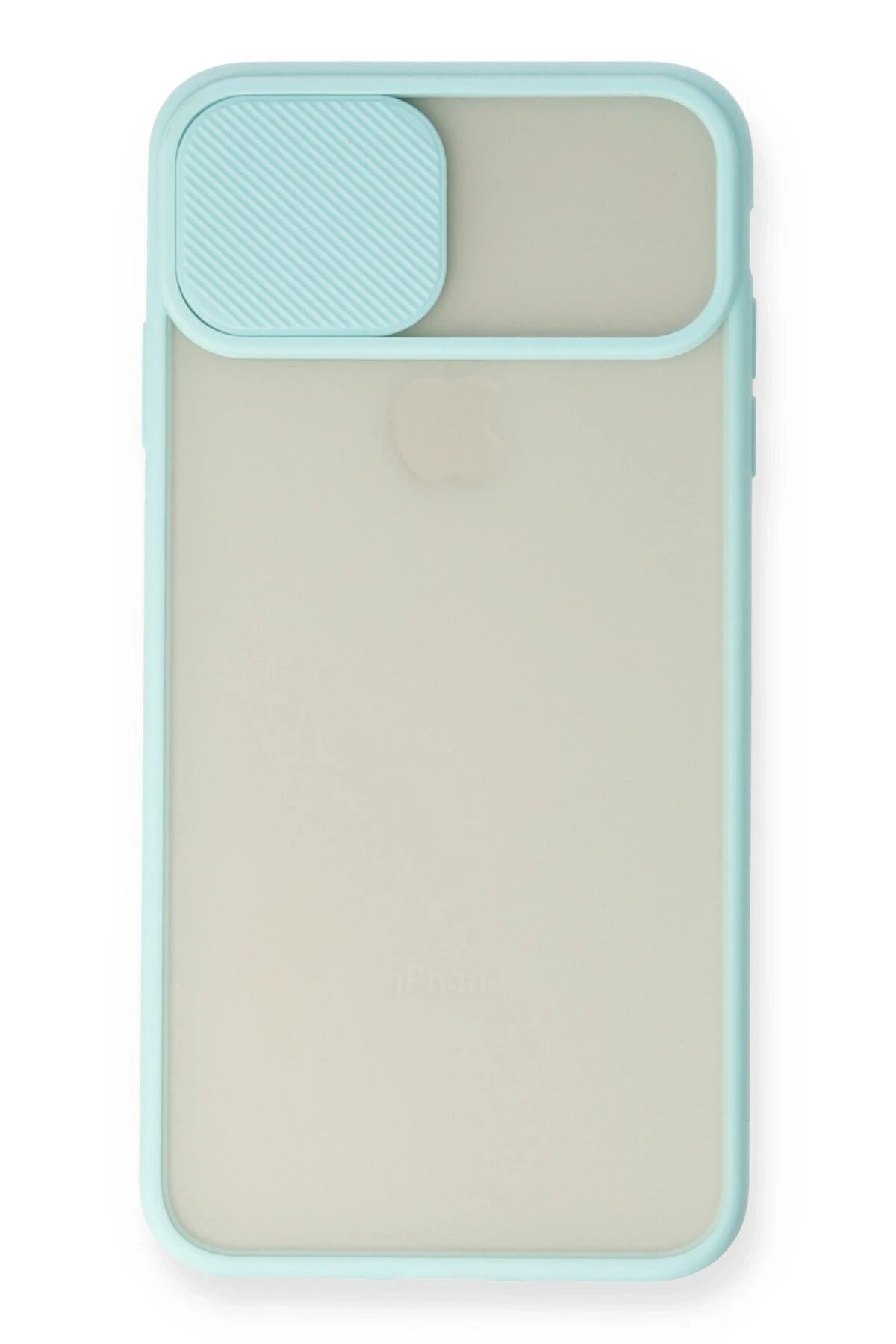 Newface iPhone X Kılıf Palm Buzlu Kamera Sürgülü Silikon uaz