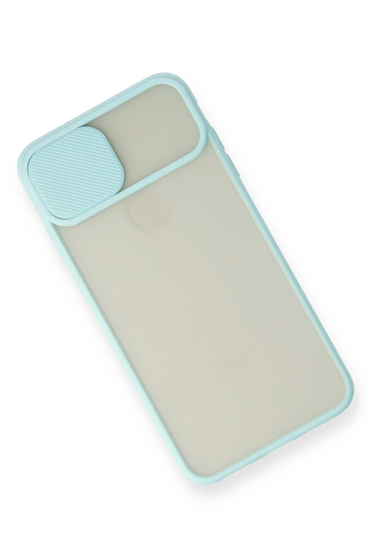 Newface iPhone X Kılıf Palm Buzlu Kamera Sürgülü Silikon uaz