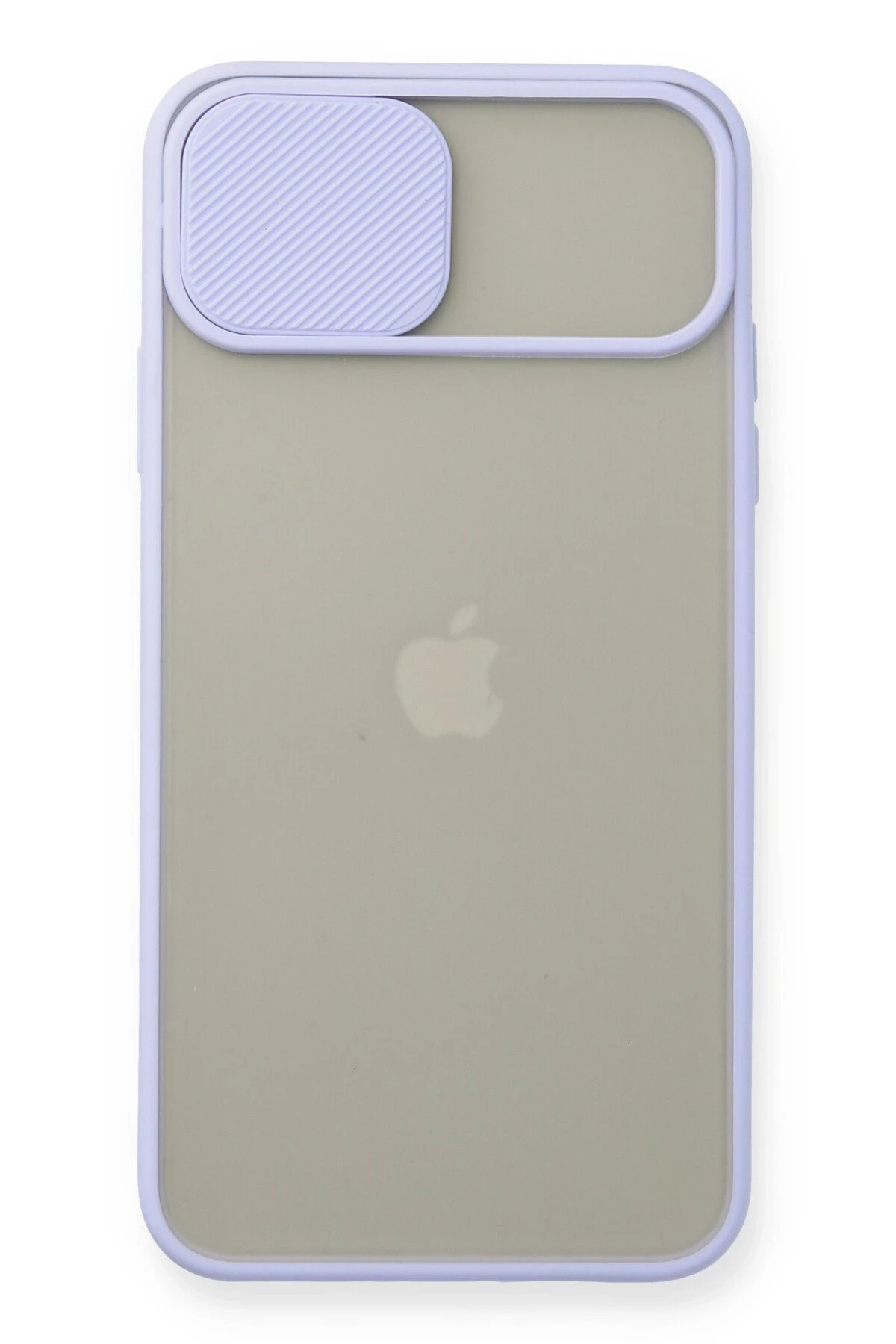 Newface iPhone 11 Pro Max Kılıf Palm Buzlu Kamera Sürgülü Silikon - Lila