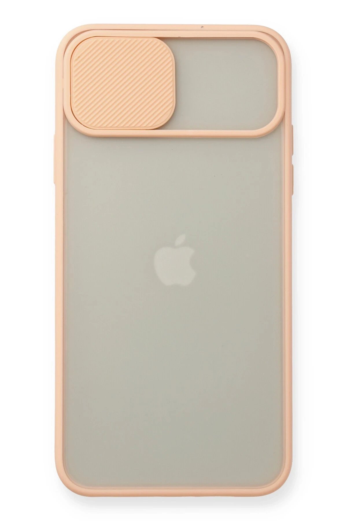 Newface iPhone 11 Pro Max Kılıf Palm Buzlu Kamera Sürgülü Silikon - Pembe