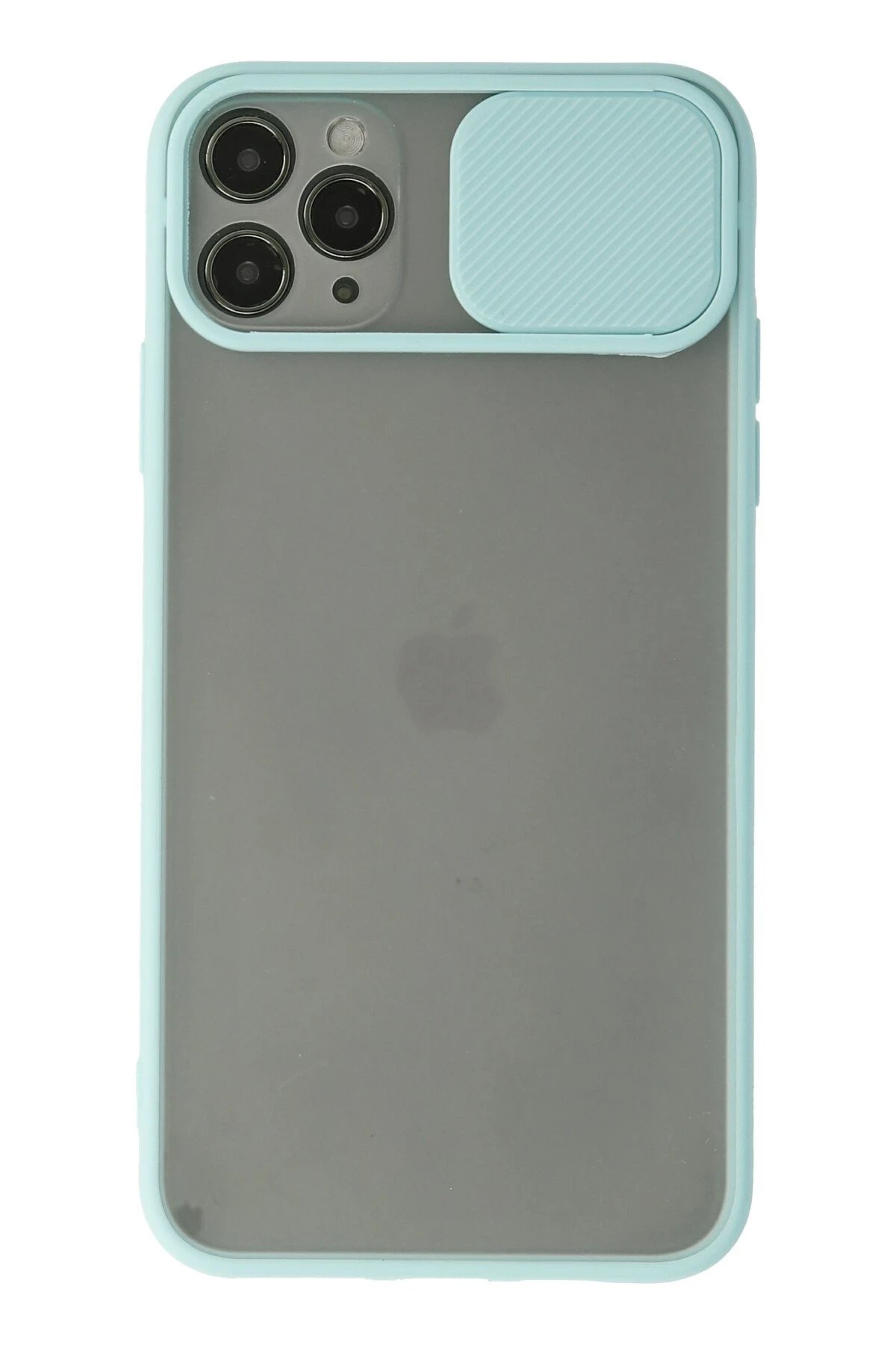 Newface iPhone 11 Pro Max Kılıf Palm Buzlu Kamera Sürgülü Silikon uaz