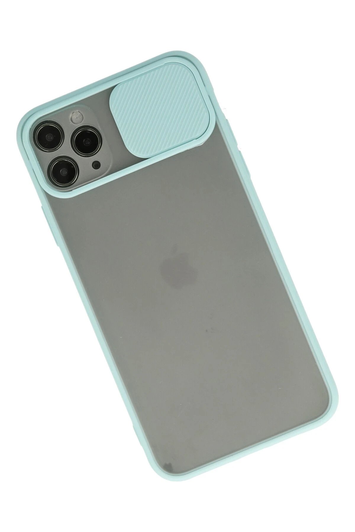 Newface iPhone 11 Pro Max Kılıf Palm Buzlu Kamera Sürgülü Silikon uaz