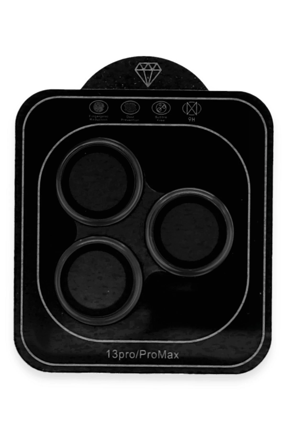 Newface iPhone 12 Pro Max Valdez Metal Kamera Lens - Siyah