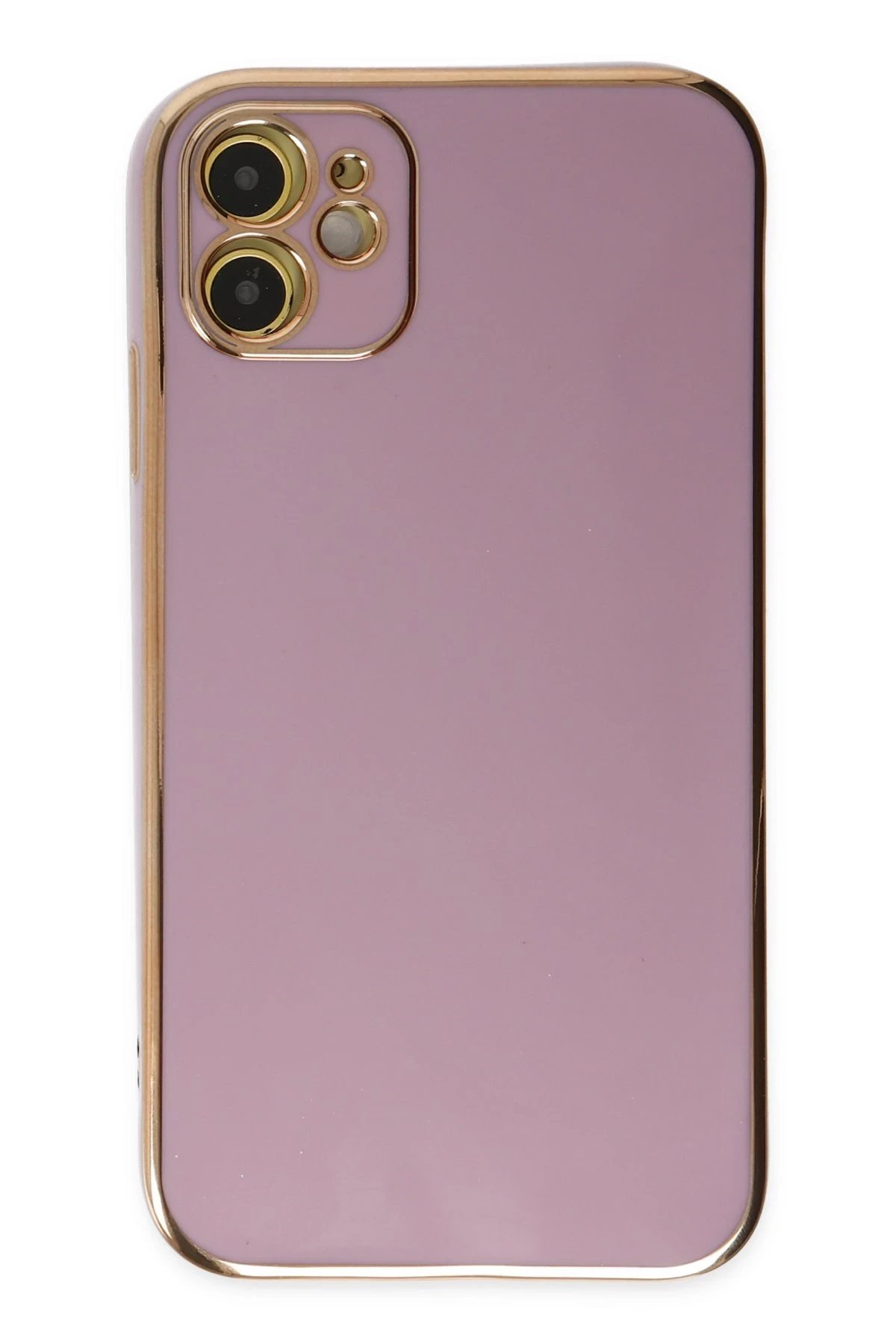 Newface iPhone 12 Kılıf Volet Silikon - Mor