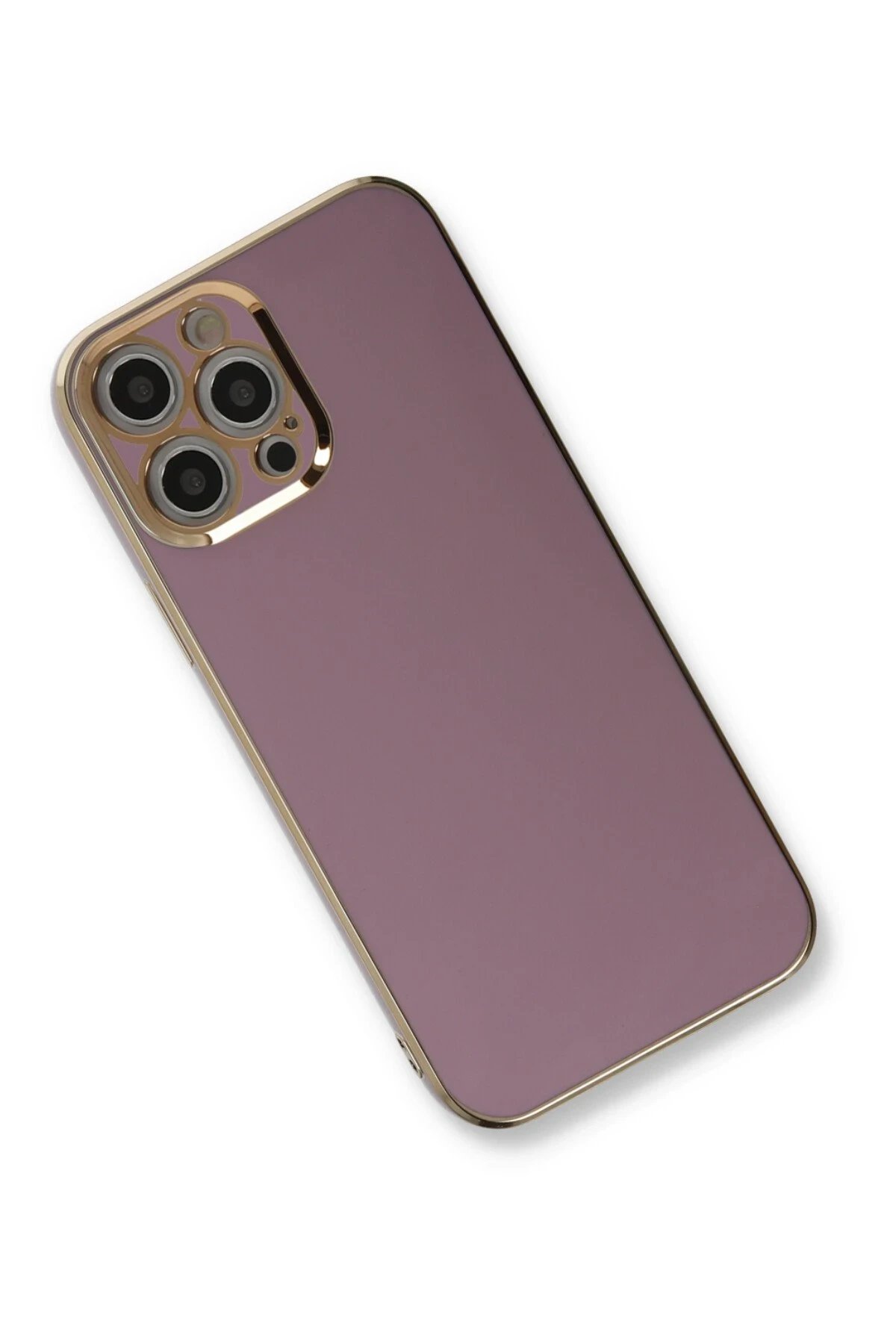 Newface iPhone 12 Pro Kılıf Volet Silikon - Mor