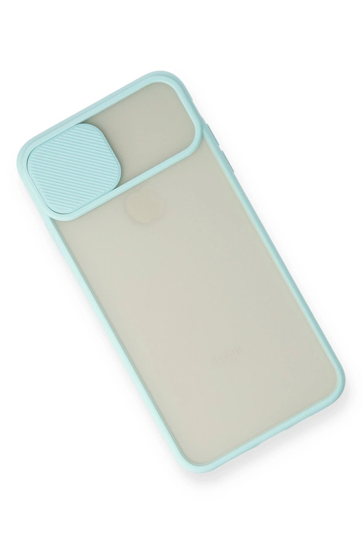 Newface iPhone XS Max Kılıf Palm Buzlu Kamera Sürgülü Silikon uaz