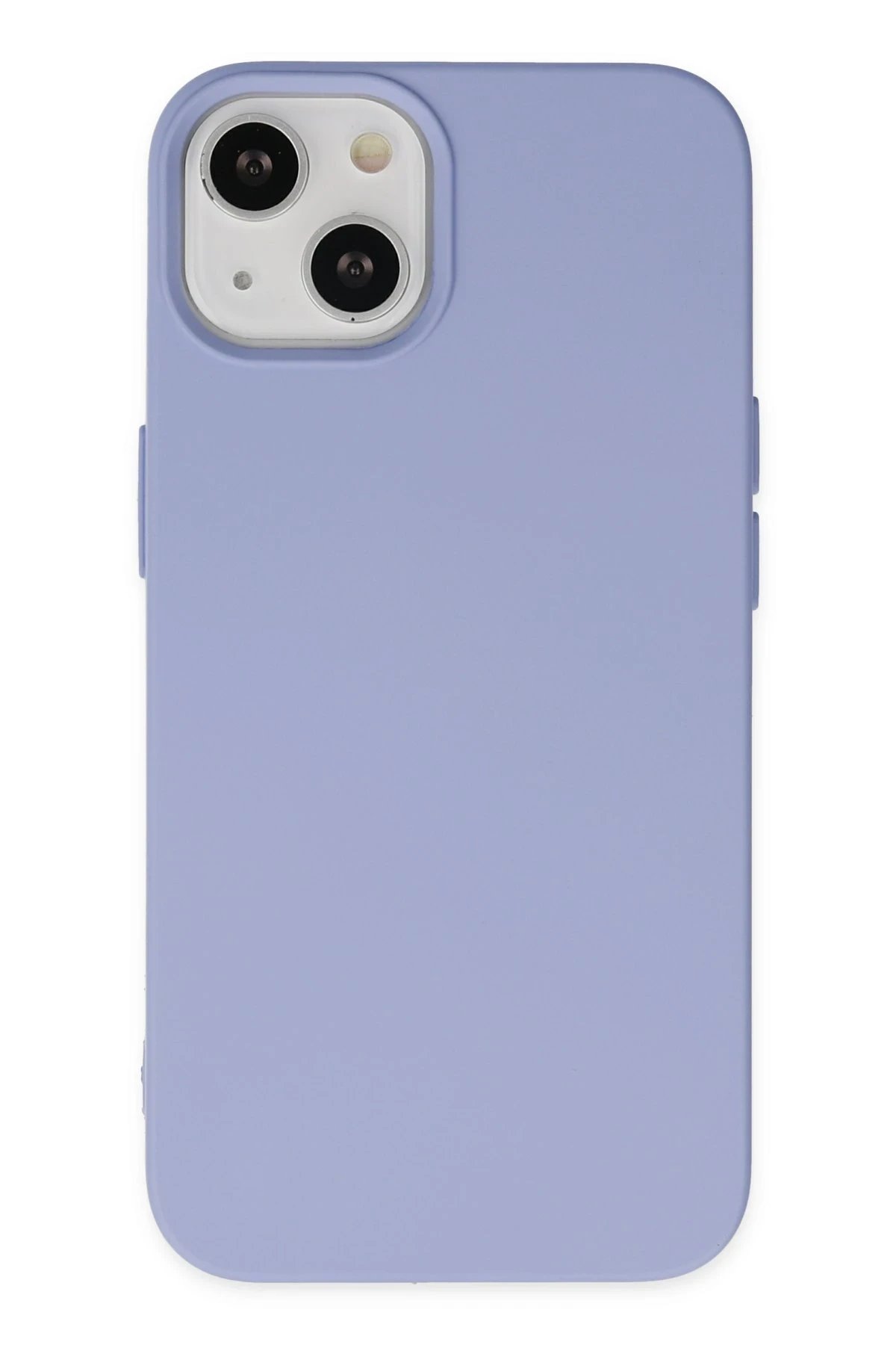 Newface iPhone 14 Plus Kılıf Nano içi Kadife Silikon - Lila