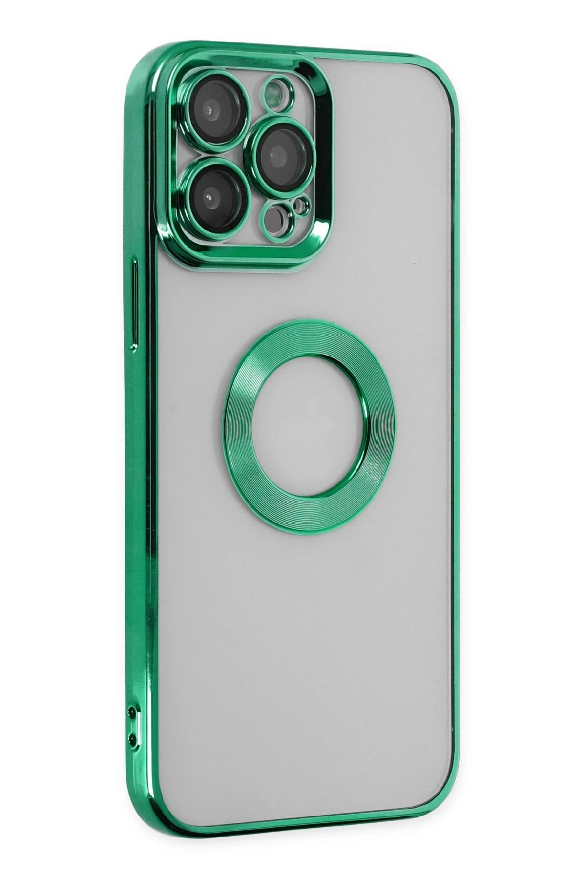 Newface iPhone 14 Pro Max Kılıf Slot Silikon - Köknar Yeşili